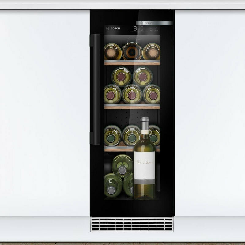 Vinoteca integrable Bosch KUW20VHF0 – 21 botellas, 5–20 °C, 38 dB