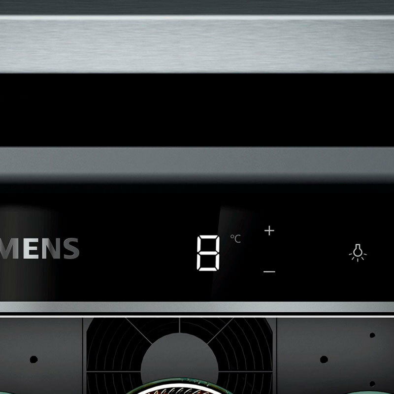 Vinoteca integrable Siemens KU20WVHF0 – 21 botellas, 5–20 °C, puerta con filtro UV