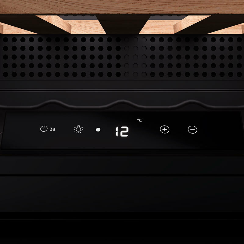 Vinoteca integrable Teka RVI 10024 – 24 botellas, 10-18 °C, protección UV