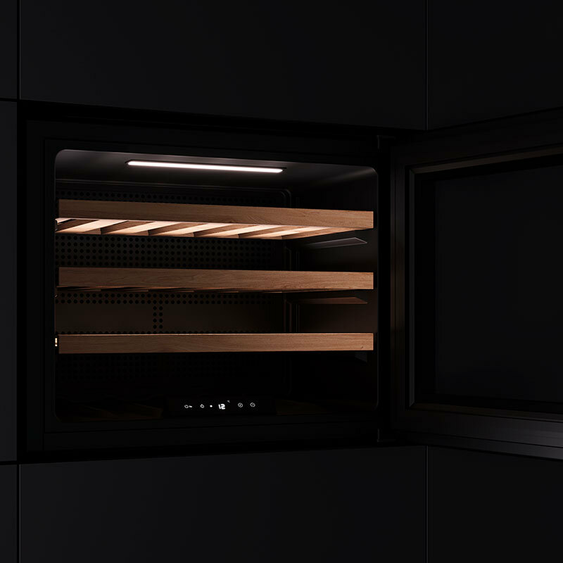 Vinoteca integrable Teka RVI 10024 – 24 botellas, 10-18 °C, protección UV