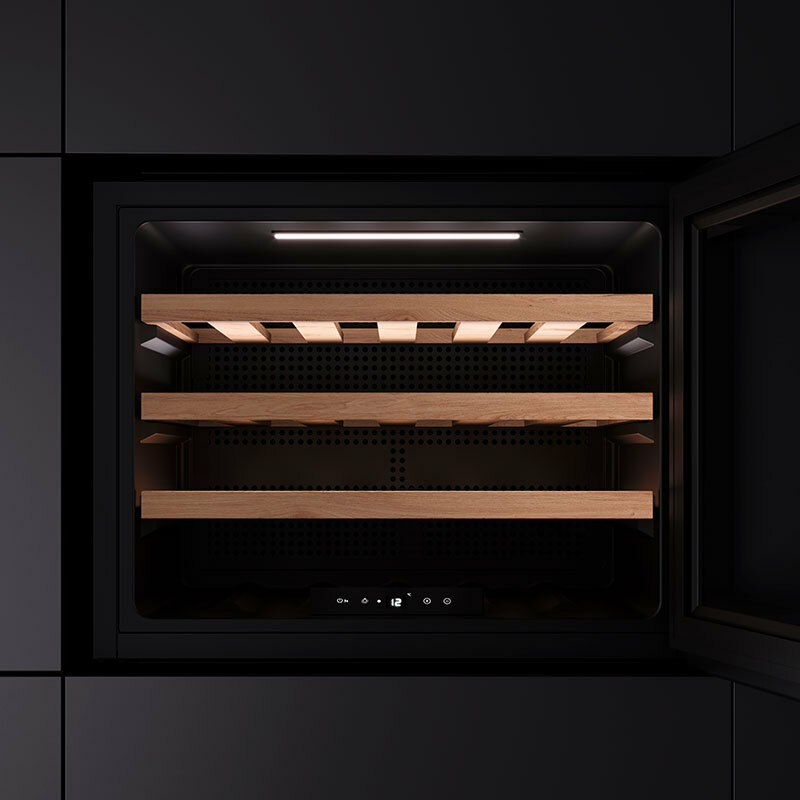 Vinoteca integrable Teka RVI 10024 – 24 botellas, 10-18 °C, protección UV