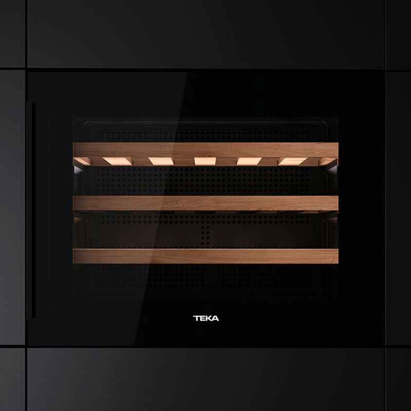 Vinoteca integrable Teka RVI 10024 – 24 botellas, 10-18 °C, protección UV