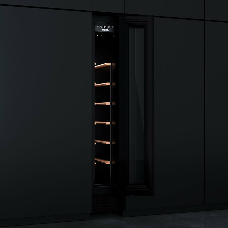 Vinoteca integrable Teka RVU10008 – 8 botellas, 5–18 °C, protección UV