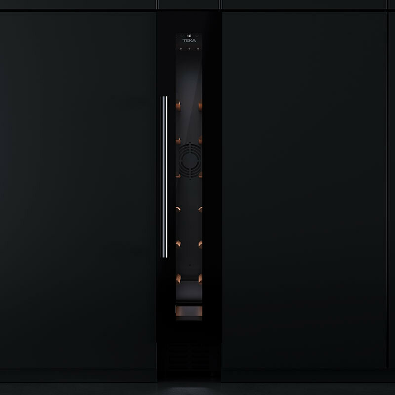 Vinoteca integrable Teka RVU10008 – 8 botellas, 5–18 °C, protección UV