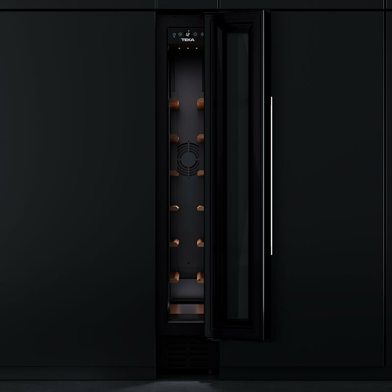 Vinoteca integrable Teka RVU10008 – 8 botellas, 5–18 °C, protección UV
