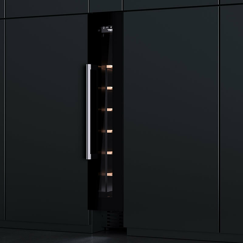 Vinoteca integrable Teka RVU10008 – 8 botellas, 5–18 °C, protección UV