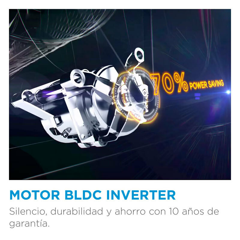 Lavadora carga frontal Midea MF100W70/1/W-ES – 7 kg, 1.200 rpm, lavado rápido 15 min