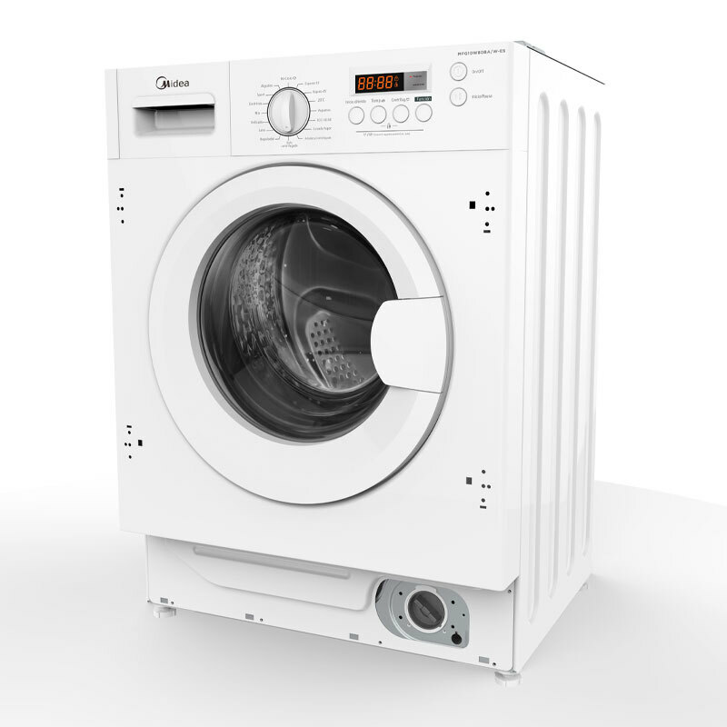 Lavadora integrable Midea MFG10W80A/W-ES – 8 kg, 1.400 rpm, Inverter