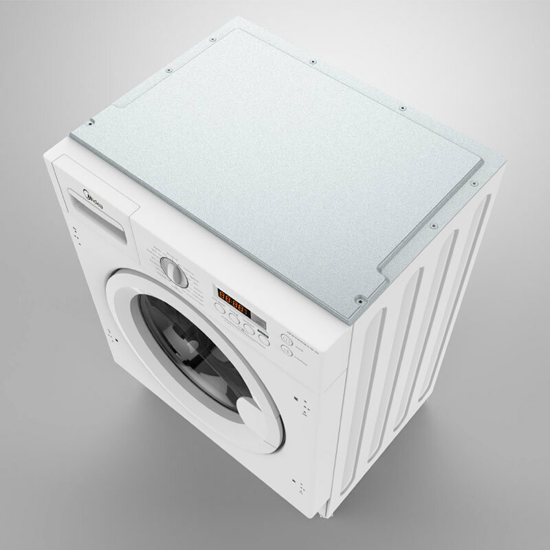 Lavadora integrable Midea MFG10W80A/W-ES – 8 kg, 1.400 rpm, Inverter