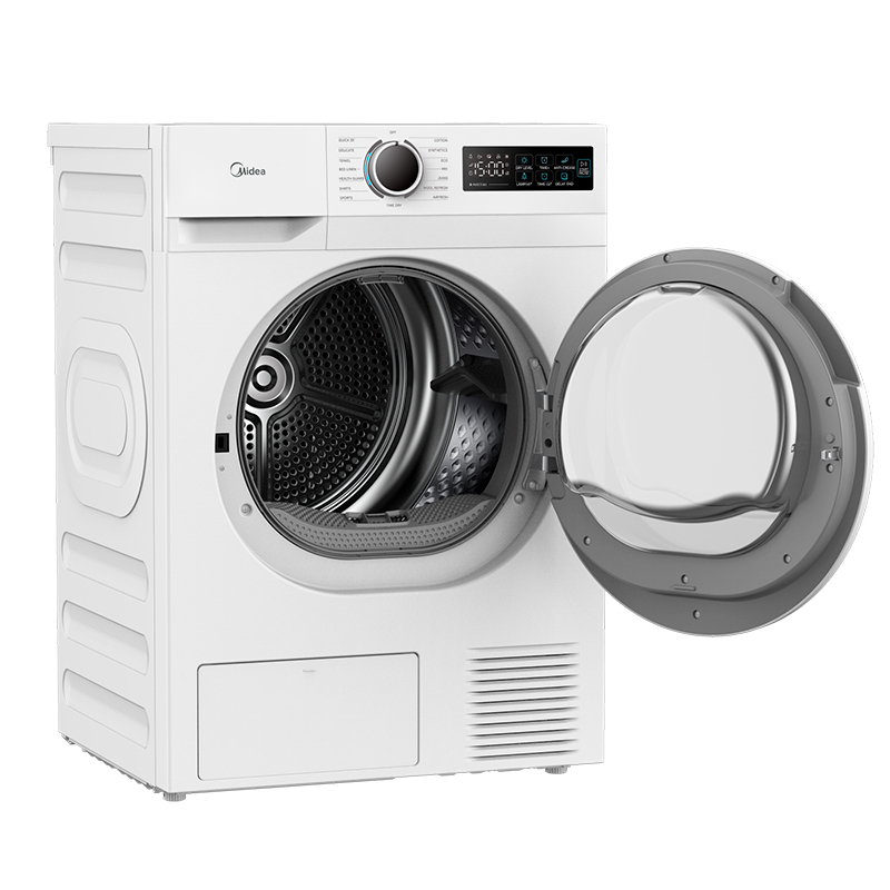 Secadora de bomba de calor Midea MD110H80/W-ES – 8 kg, 15 programas, Sensor de humedad