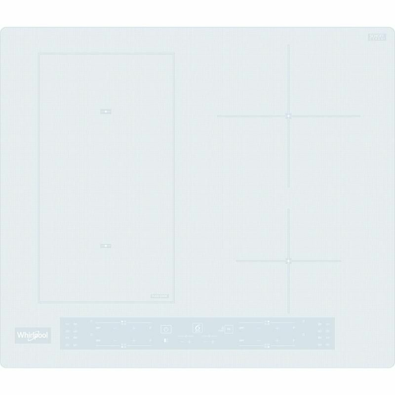 Encimera de inducción Whirlpool WL B4560 NE/W – 4 zonas, 7200 W, Zona flexible