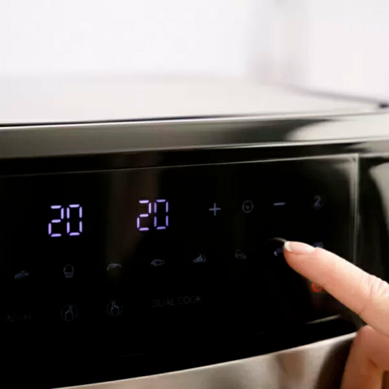 Freidora de aire Taurus Air Fry Digital Duo – Doble cesta 9 L, Pantalla táctil, 12 programas