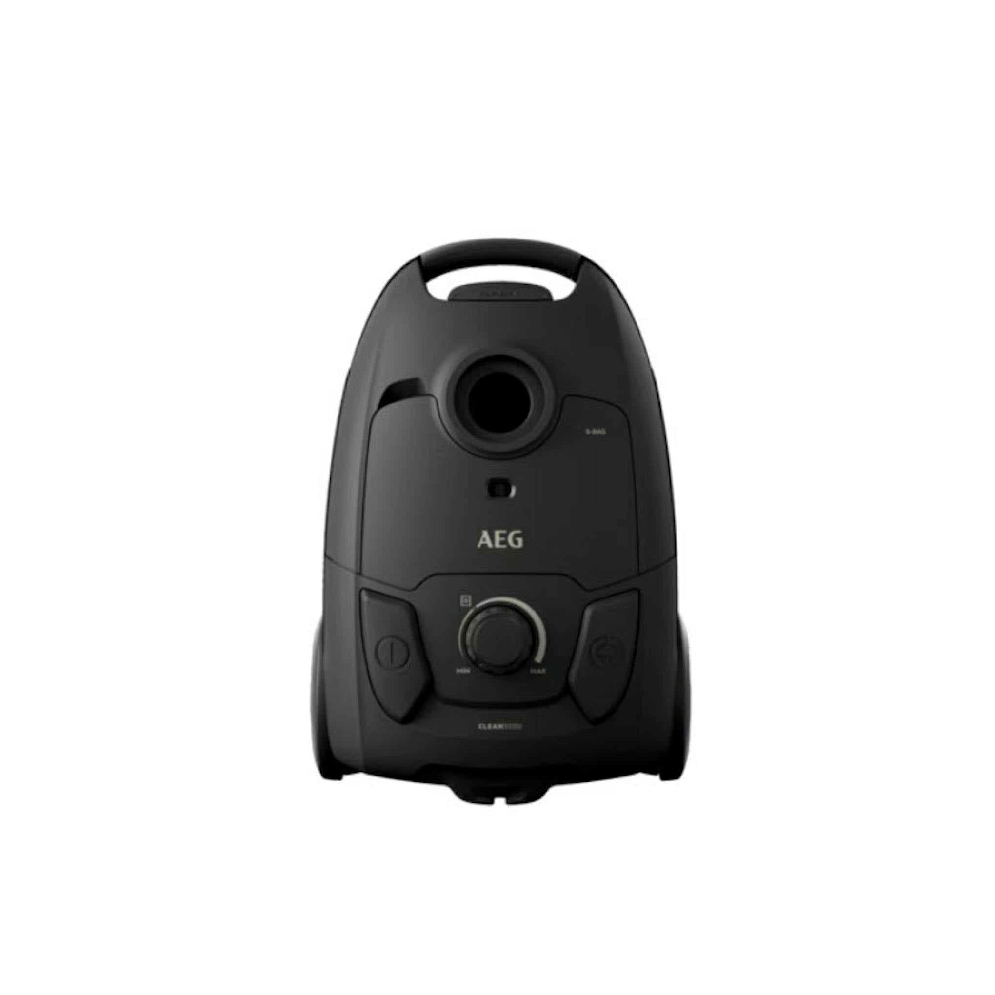 Aspirador AEG AB31C1GG negro, vista frontal