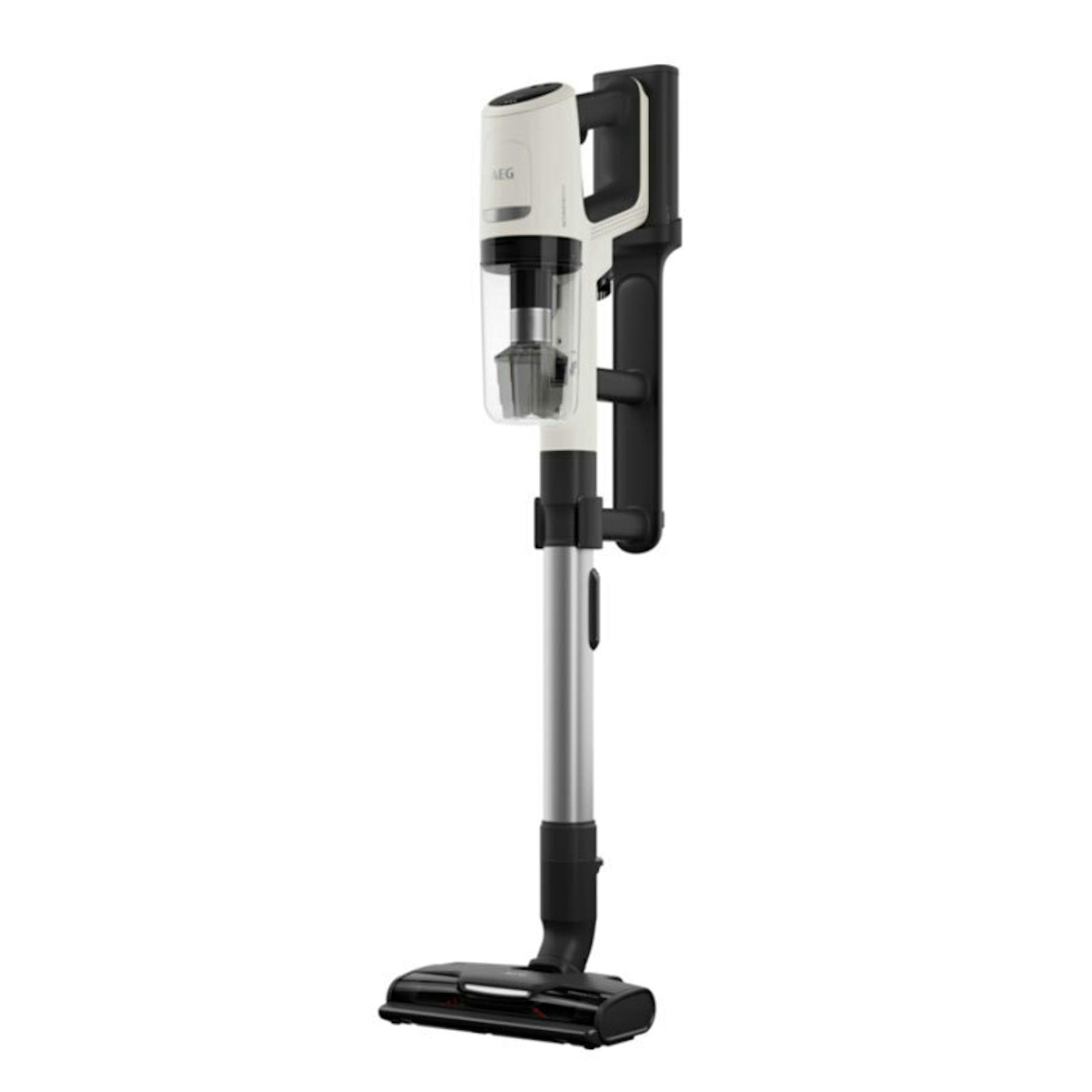 Aspirador escoba inalámbrico AEG AP81UB25SH en blanco y negro