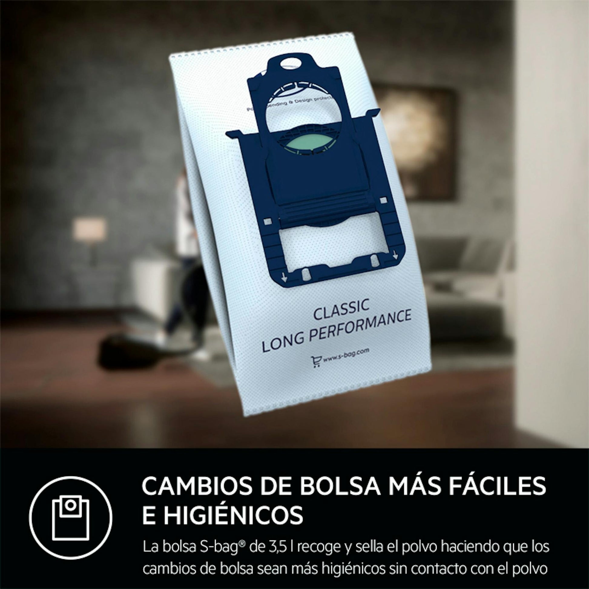Bolsa para aspirador AEG VX82-1-5DB Classic Long Performance