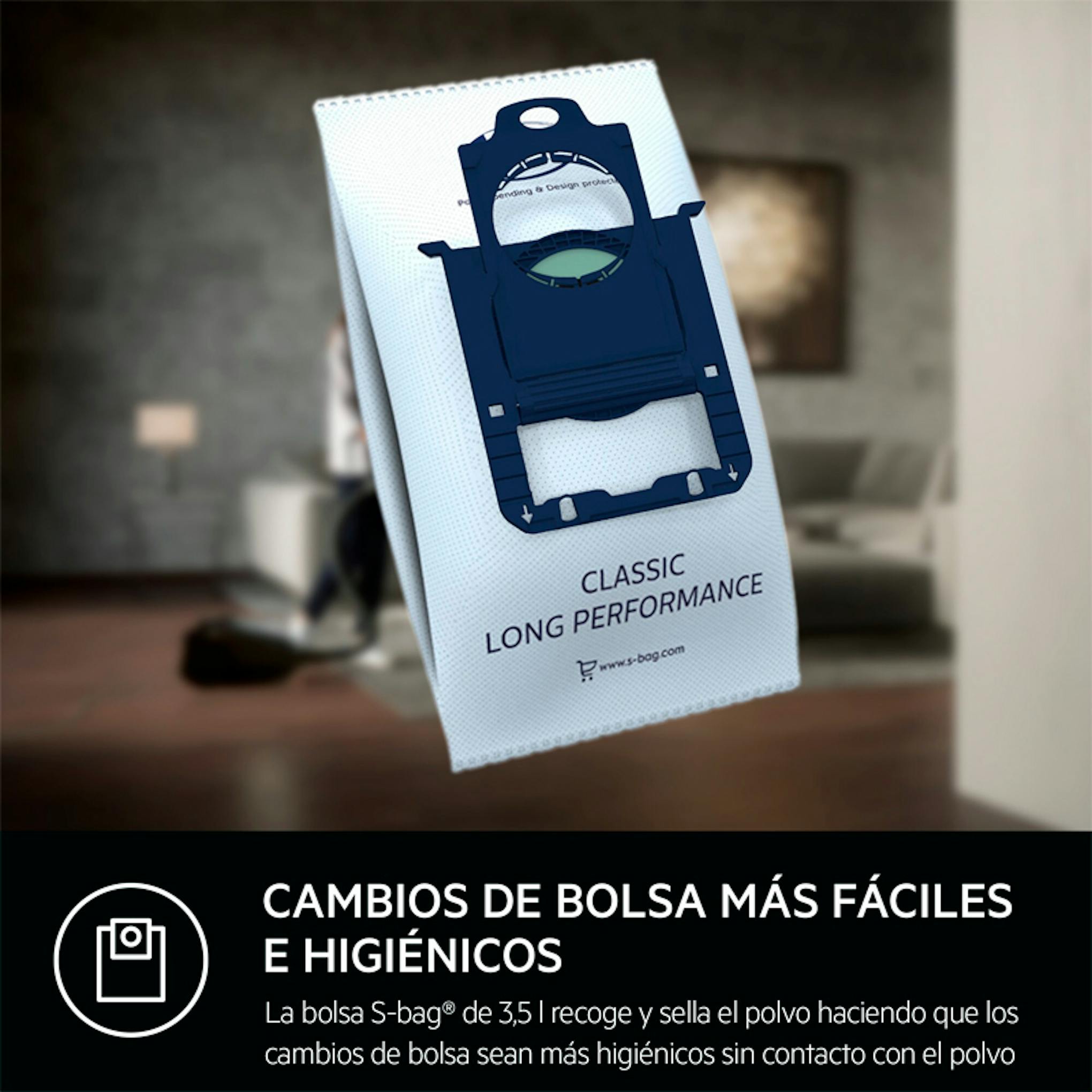 Bolsa para aspirador AEG VX82-1-5DB Classic Long Performance