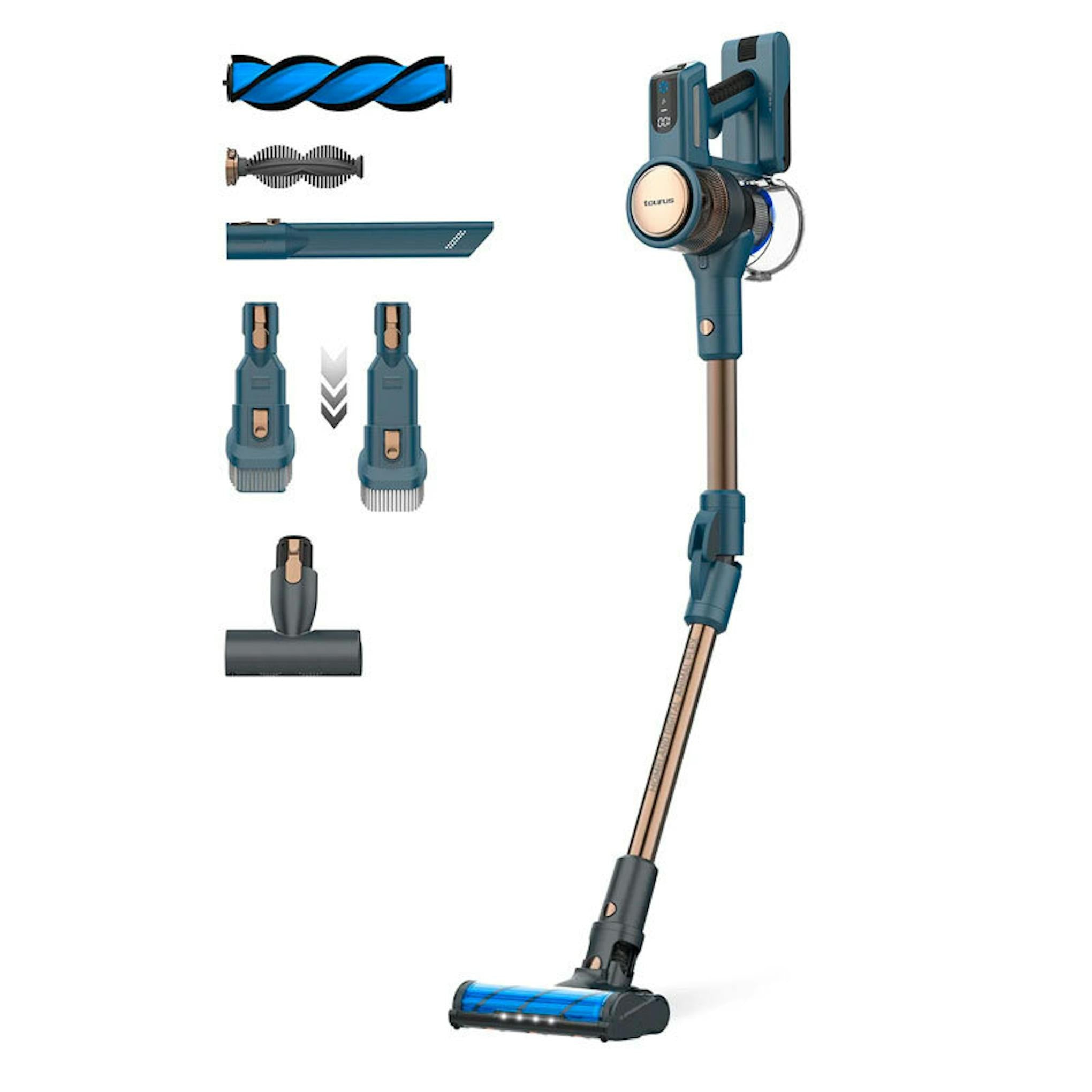 Aspirador escoba Taurus Homeland Digital Animal Flex con accesorios y cepillos