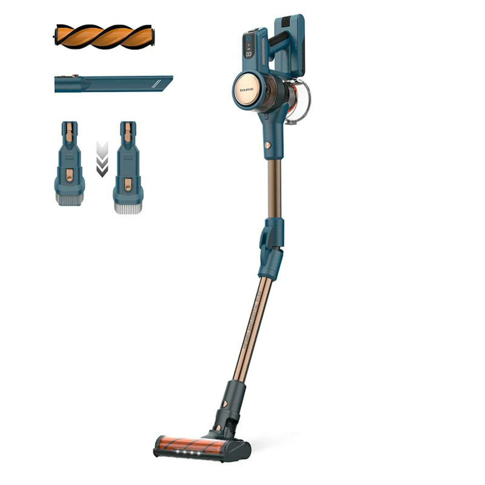 Aspirador escoba Taurus Homeland Digital Flex con accesorios