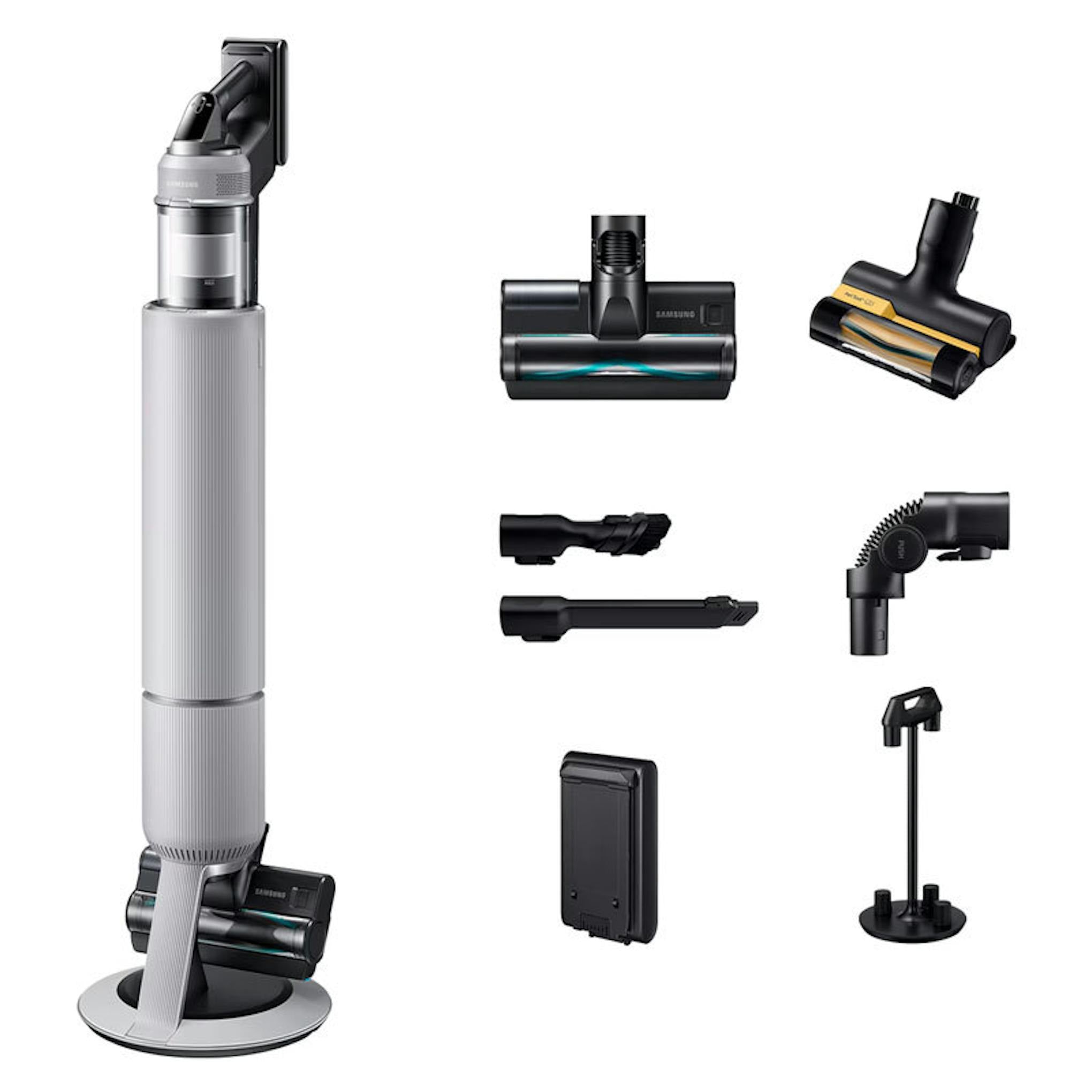 Aspirador escoba Samsung VS80F28DLP WA con accesorios y base de carga