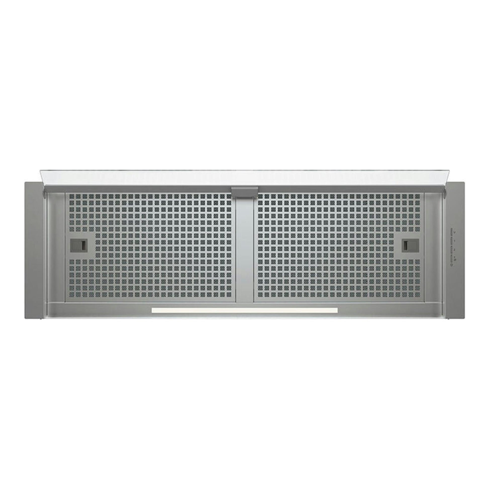 Campana integrable Cata Corona/C Inox de acero inoxidable, vista frontal, 100 cm.