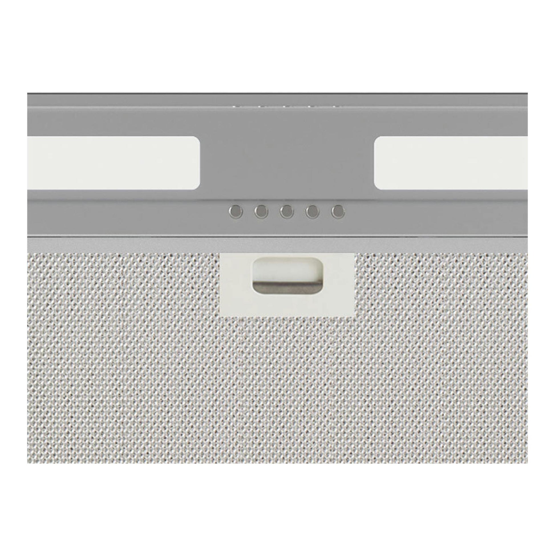 Campana integrable Cata Armonia/C Inox, vista frontal, gris plata, 45 cm.