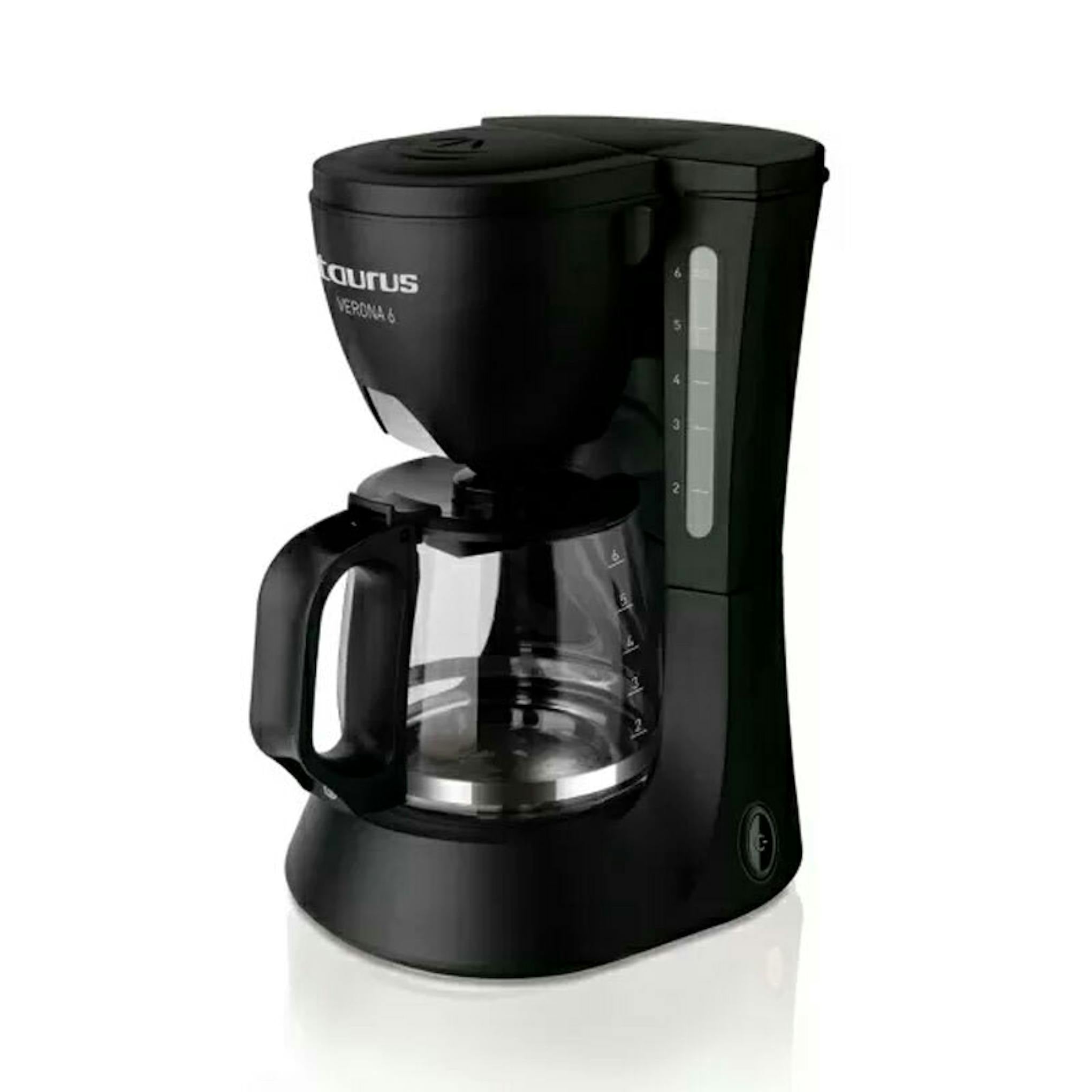 Cafetera de goteo Taurus Verona 6 negra