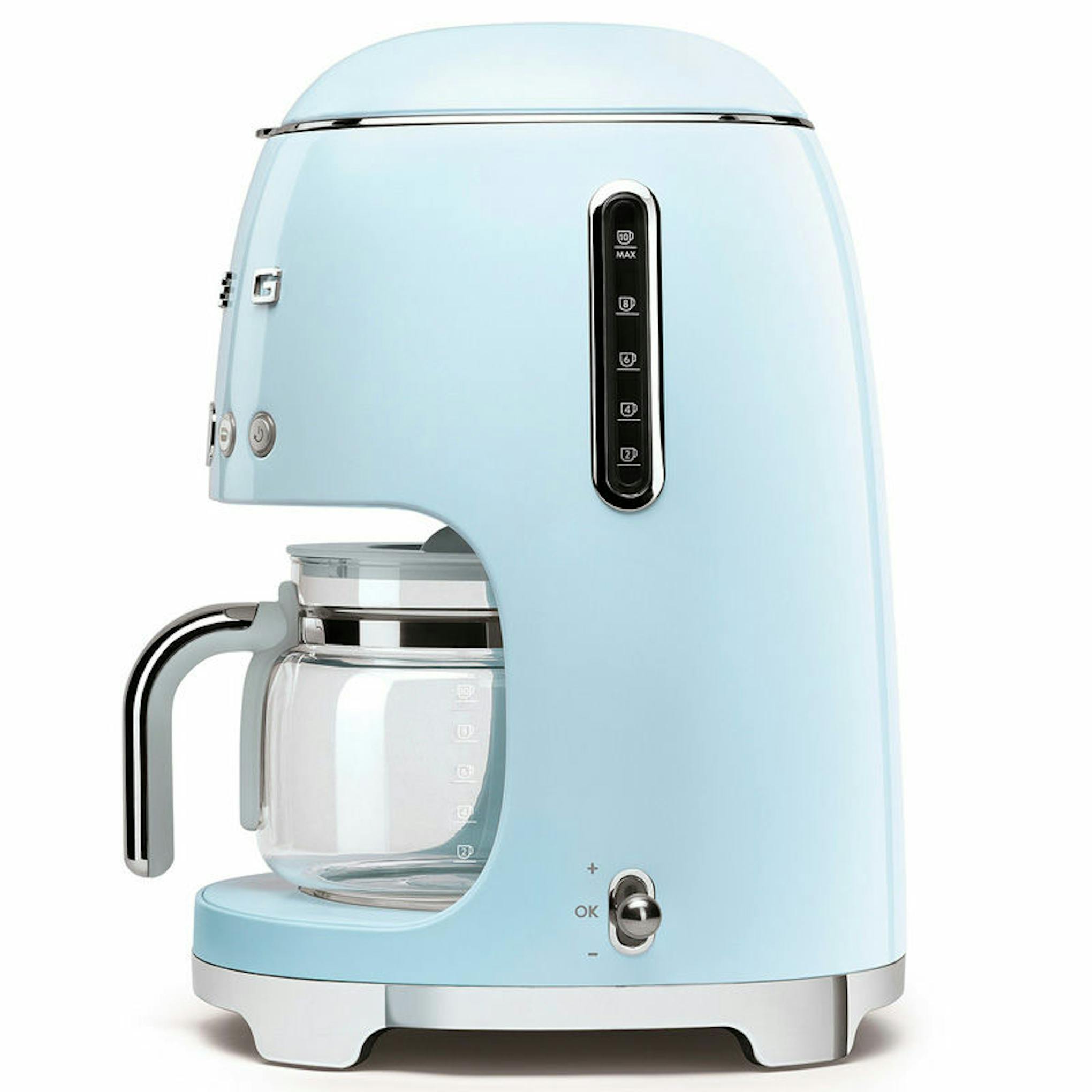 Cafetera de goteo Smeg DCF02PBEU azul pastel