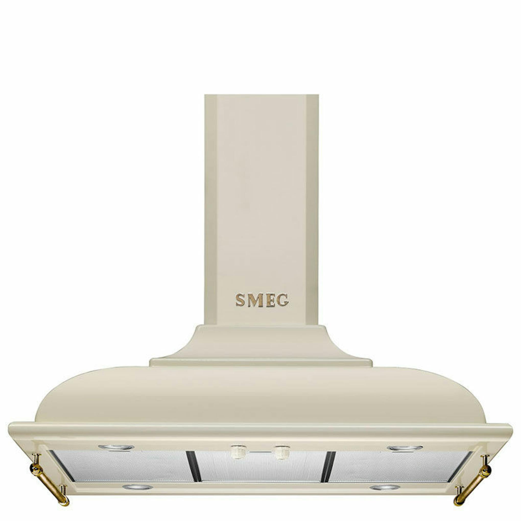 Campana de isla Smeg KCI19POE color crema