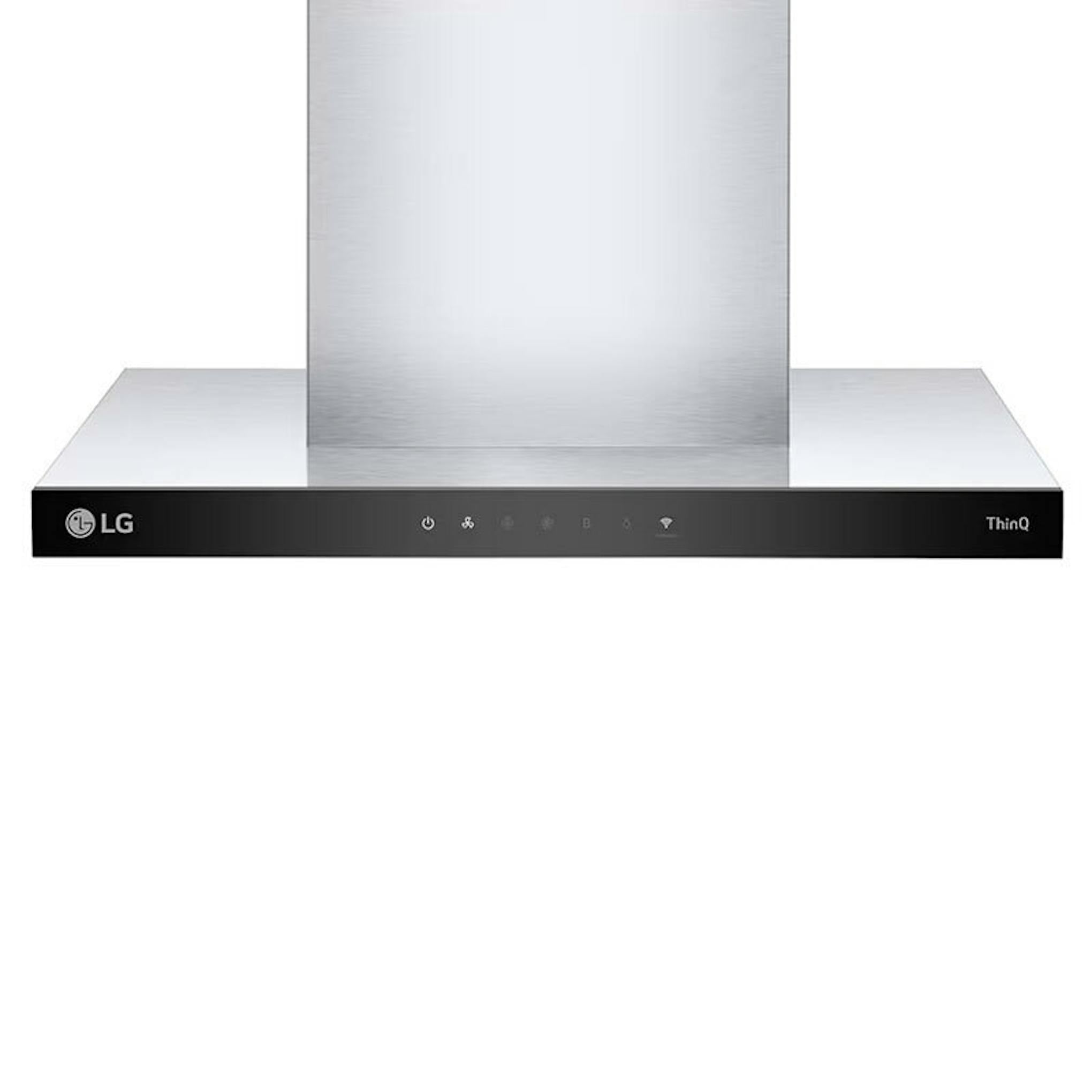 Campana decorativa LG HCEZ2426S inox vista frontal