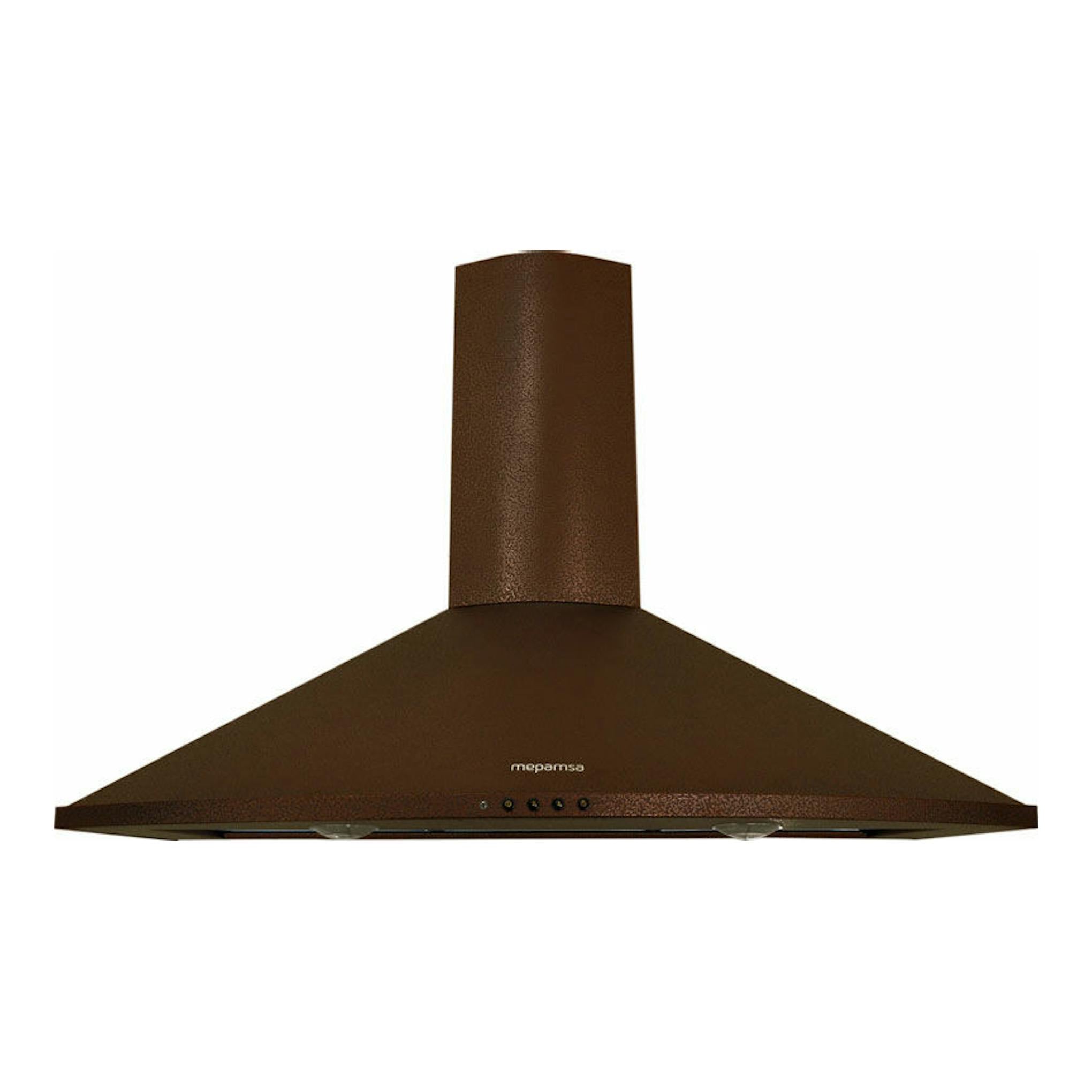 Campana decorativa Mepamsa Tender H 90 en cobre, vista frontal sobre fondo blanco.