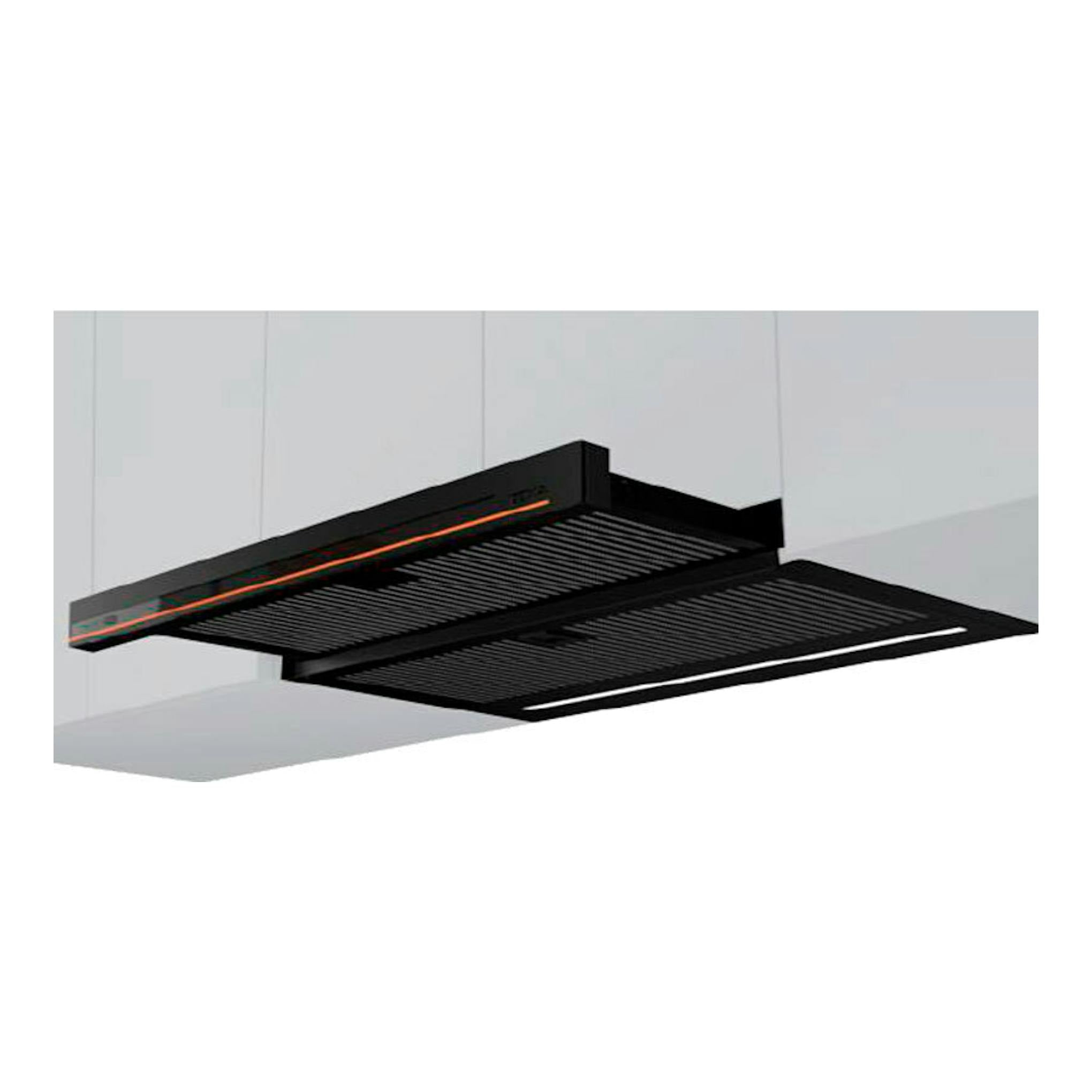 Campana integrable Teka CNL6415PLUS G1, vista inferior en negro, 60 cm.