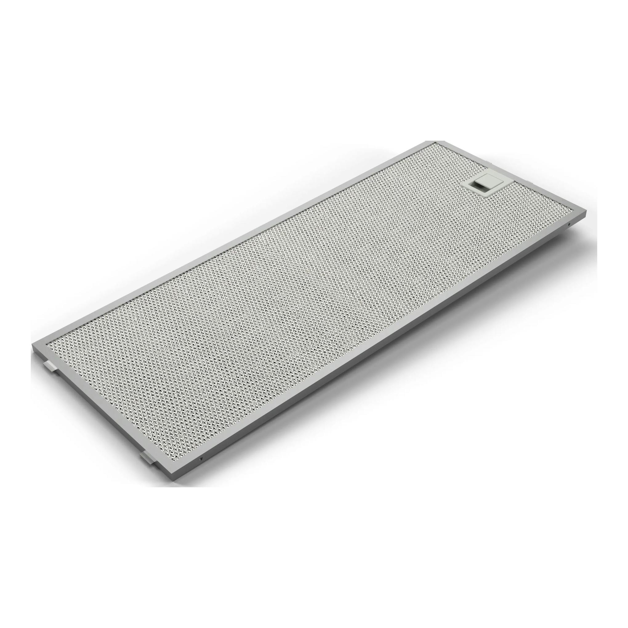 Campana telescópica Siemens LI64MC521 en inox, vista frontal inclinada, con rejilla metálica.