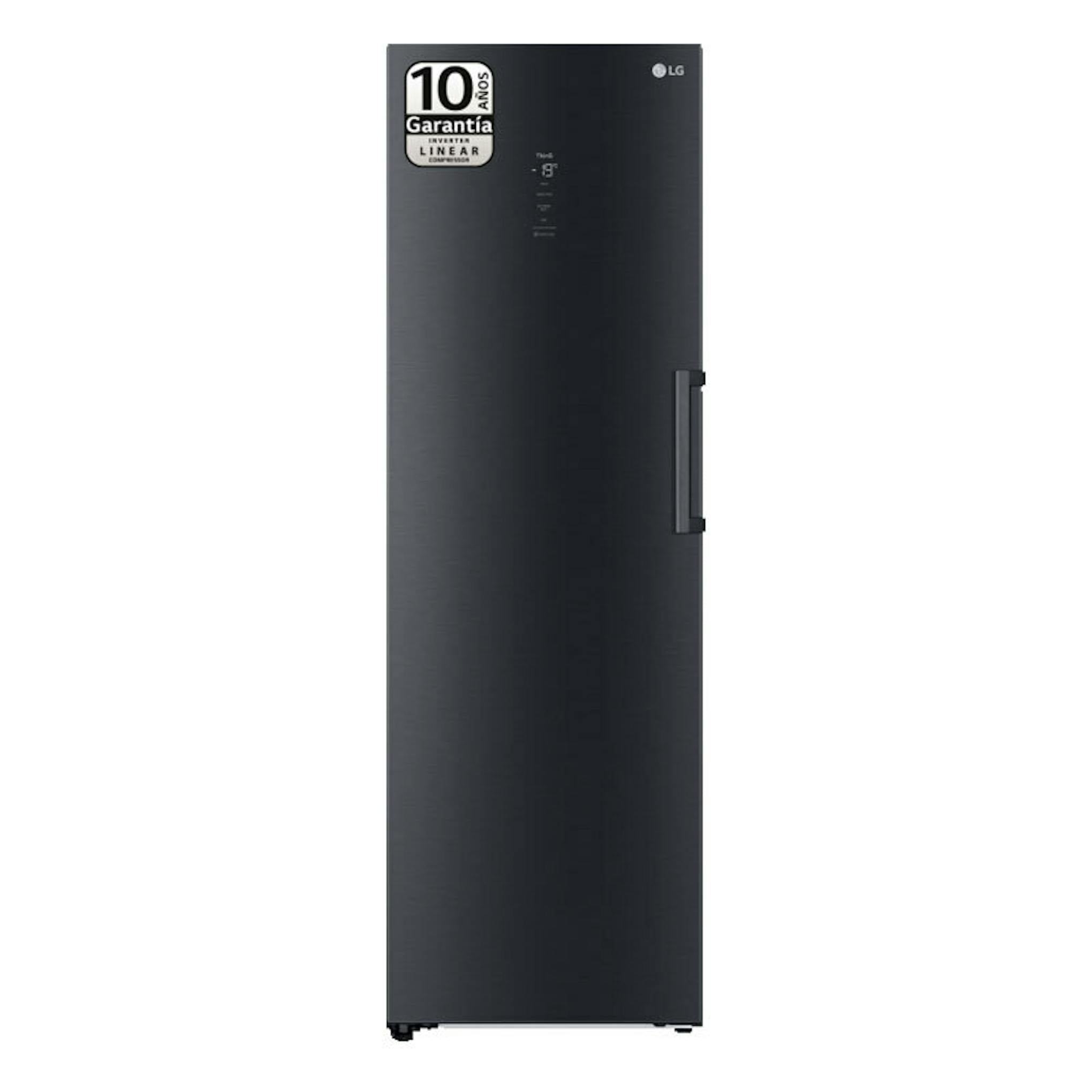Congelador LG GFM61MCCSF de acero negro grisáceo