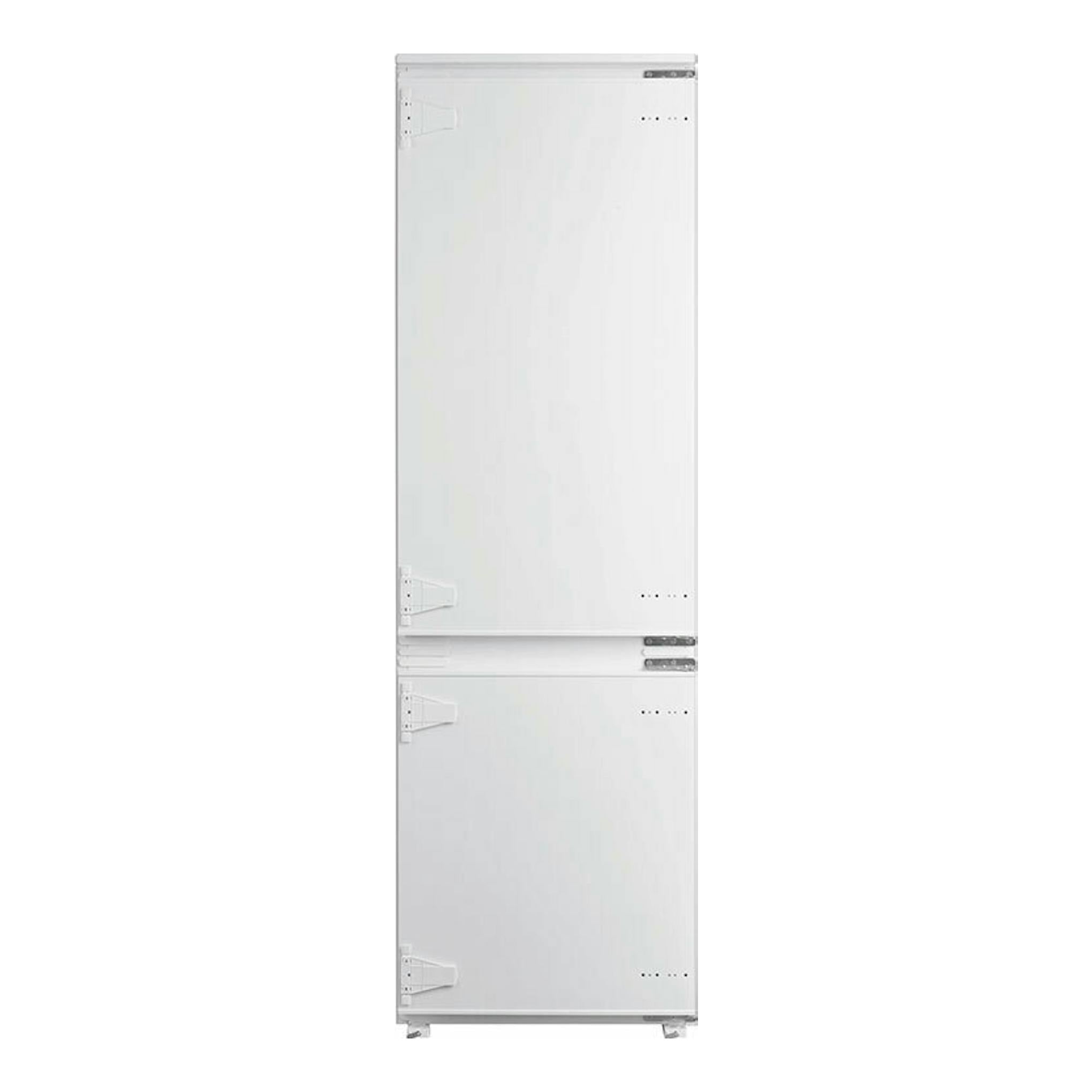 Frigorífico combi integrable Cata CI54177NF/D, vista frontal, blanco, con dos puertas.