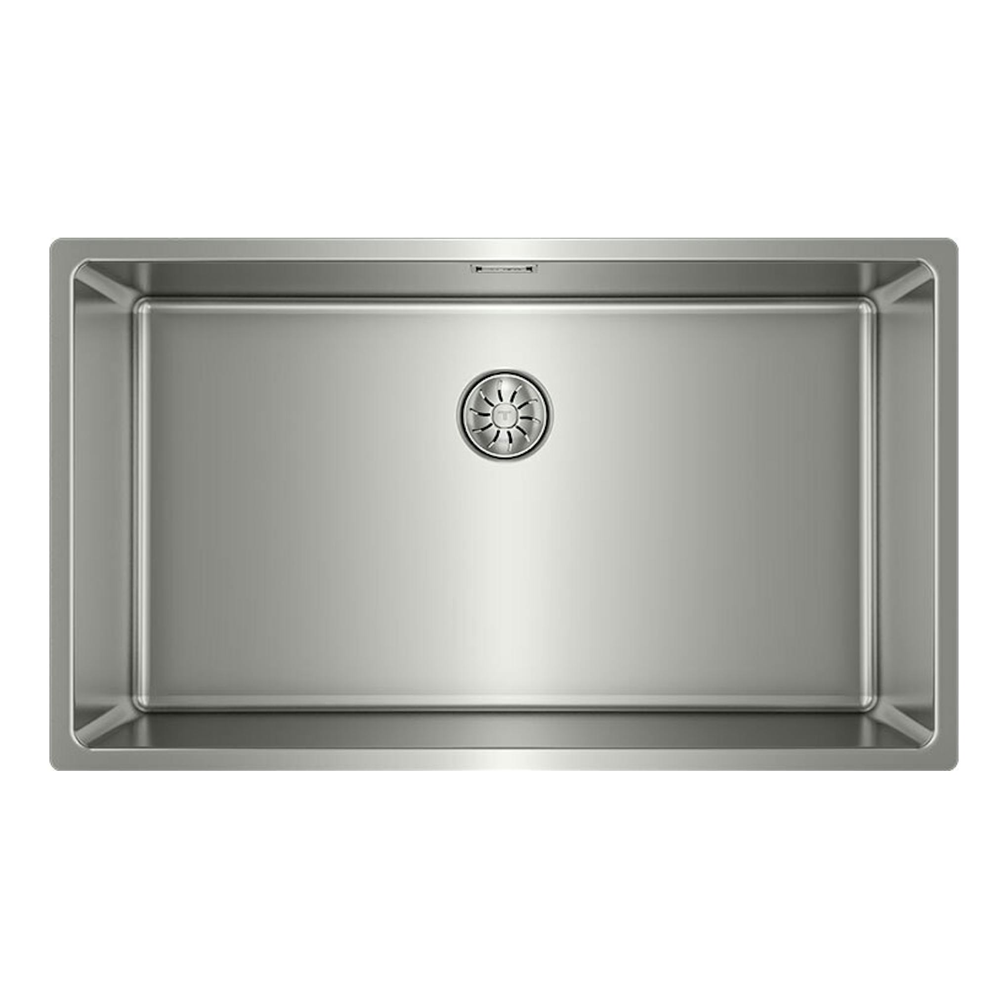 Fregadero Teka BE LINEA RS15 71.40 PureClean Inox, vista superior, acero inoxidable, seno rectangular.