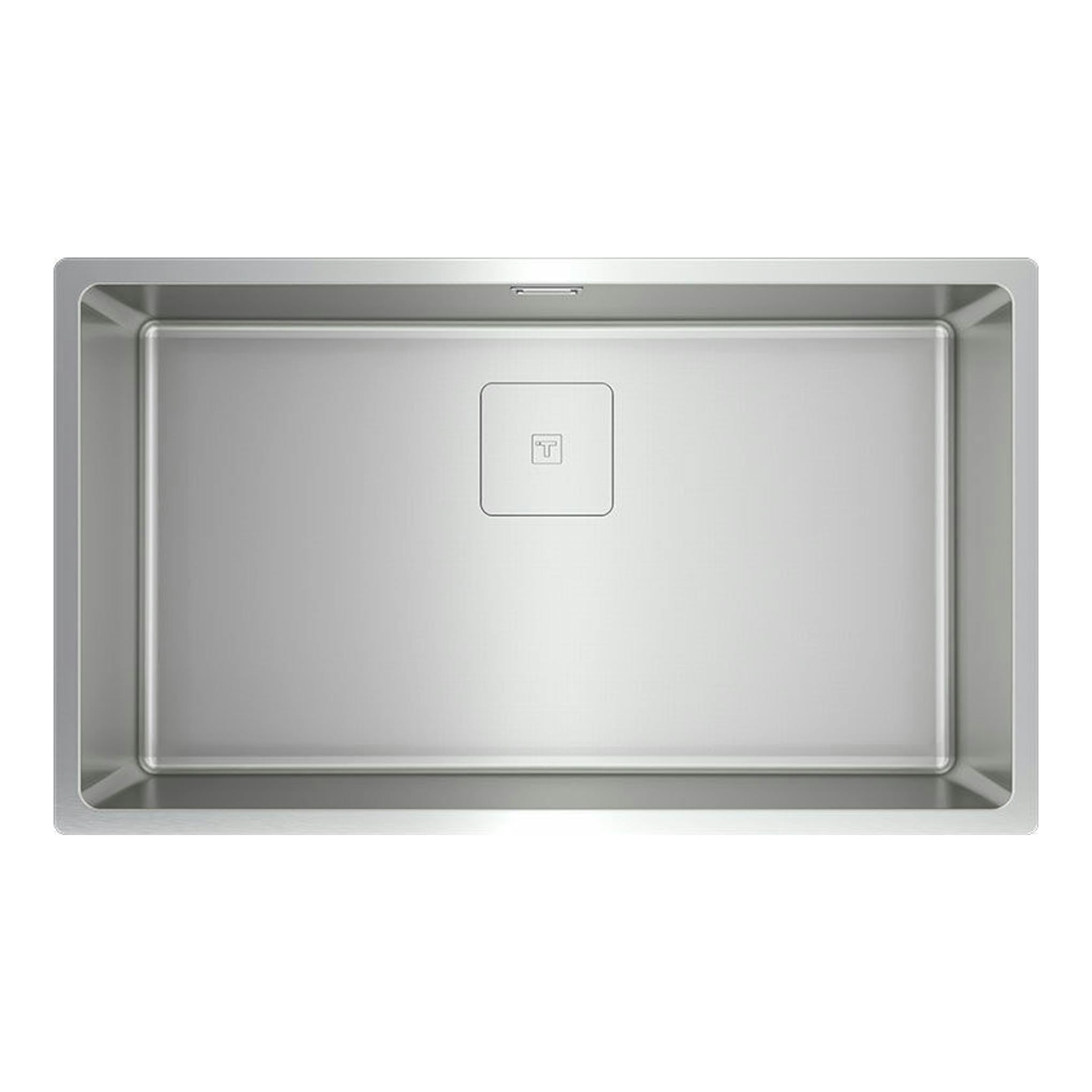 Fregadero Teka FlexLinea RS15 71.40 M-XT PureClean, vista superior de acero inoxidable, cubeta rectangular.