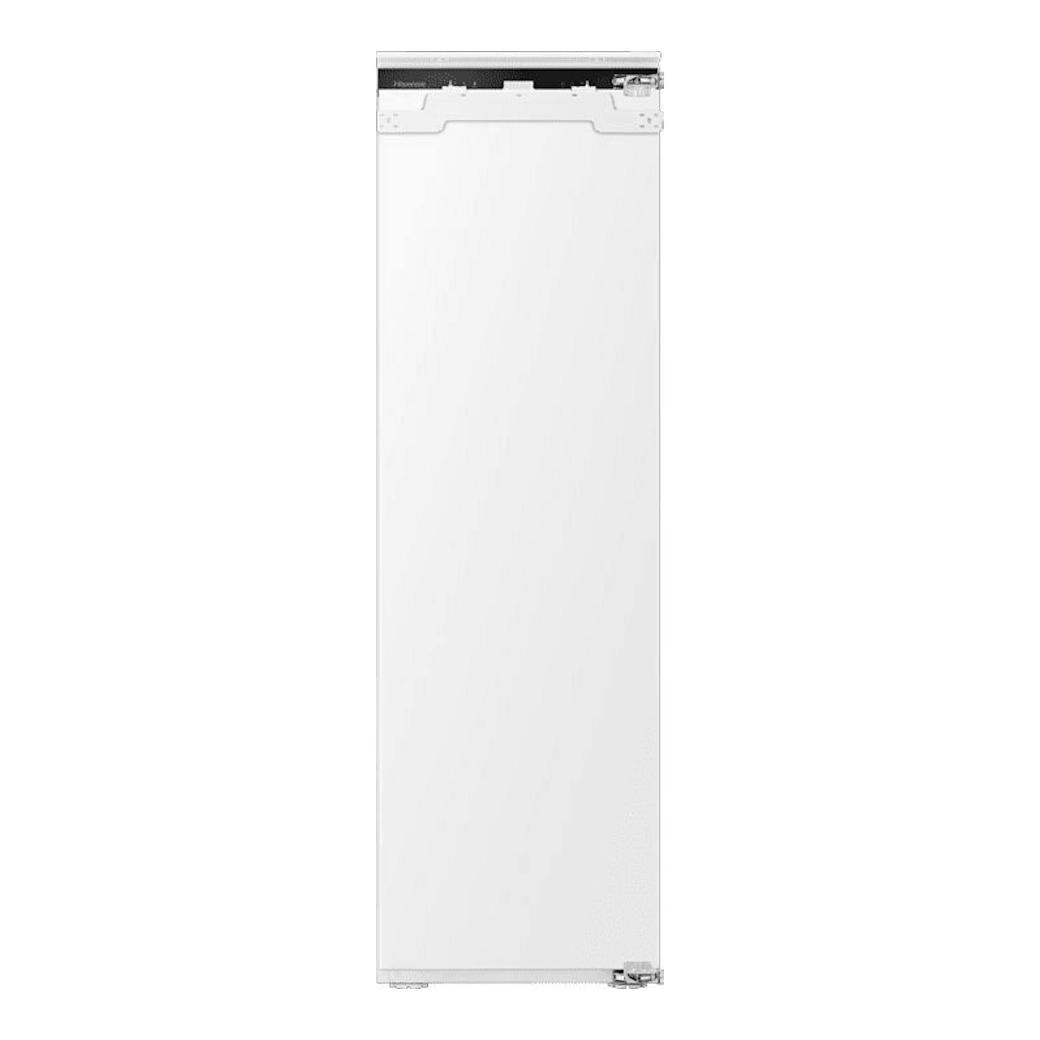 Frigorífico integrable Hisense RL3B303SAWE, vista frontal, puerta blanca de una hoja.