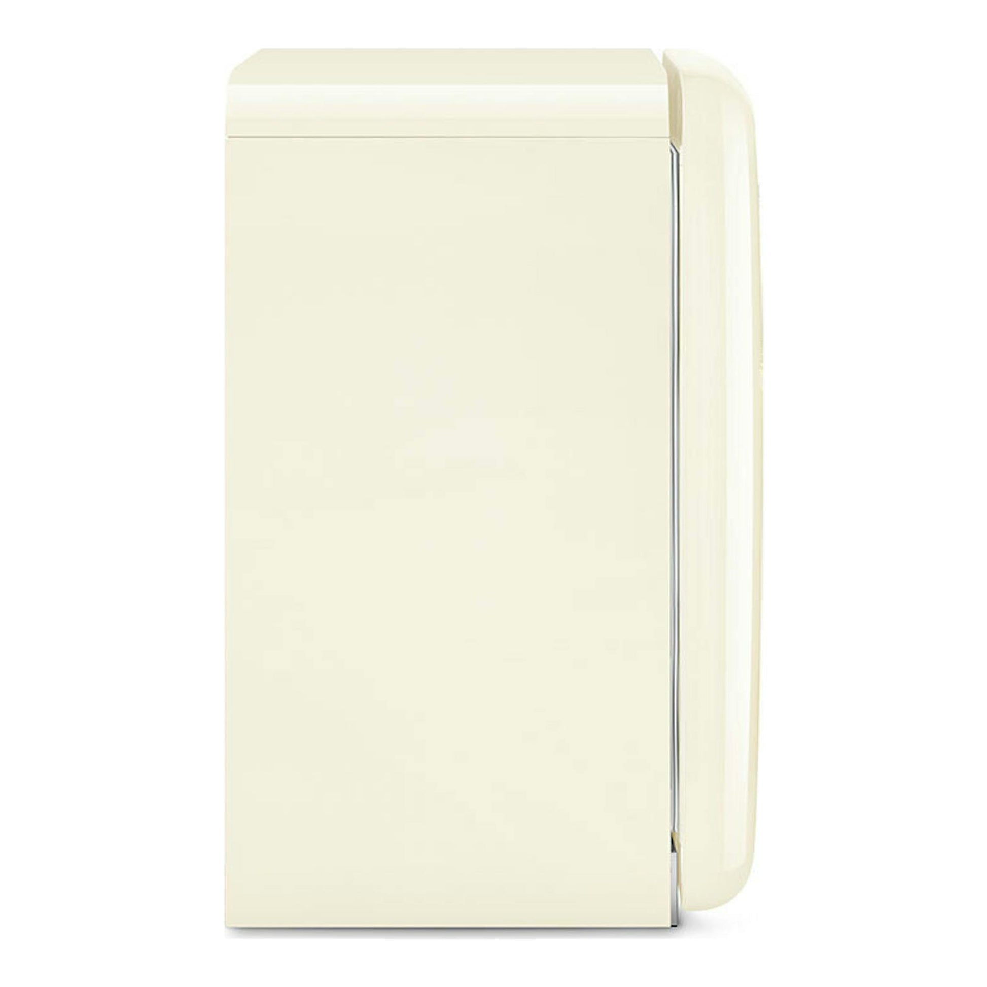 Frigorífico Smeg FAB10RCR6 crema, vista frontal con lateral derecho visible.