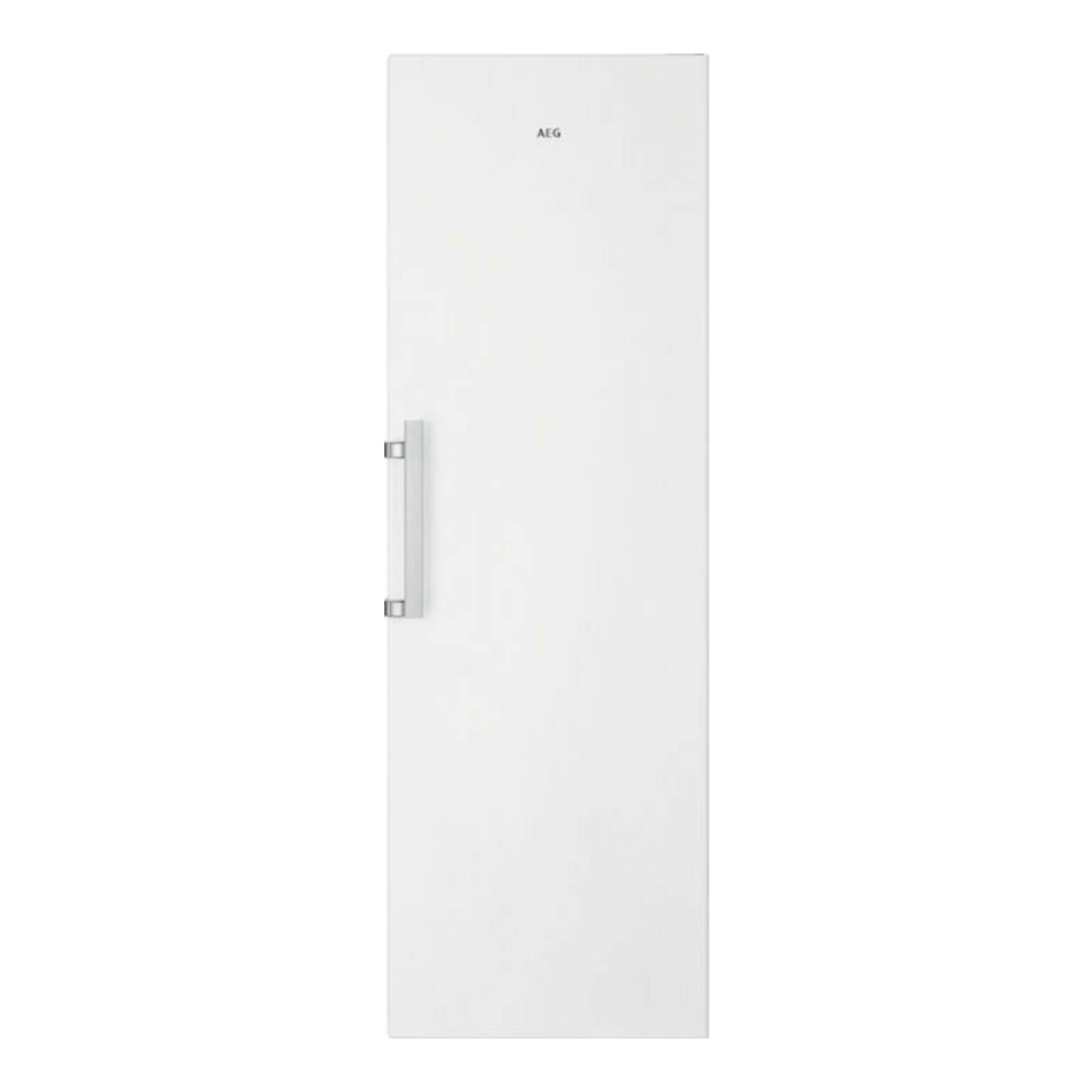 Frigorífico AEG ORK7M391EW blanco, vista frontal de una puerta con tirador lateral.