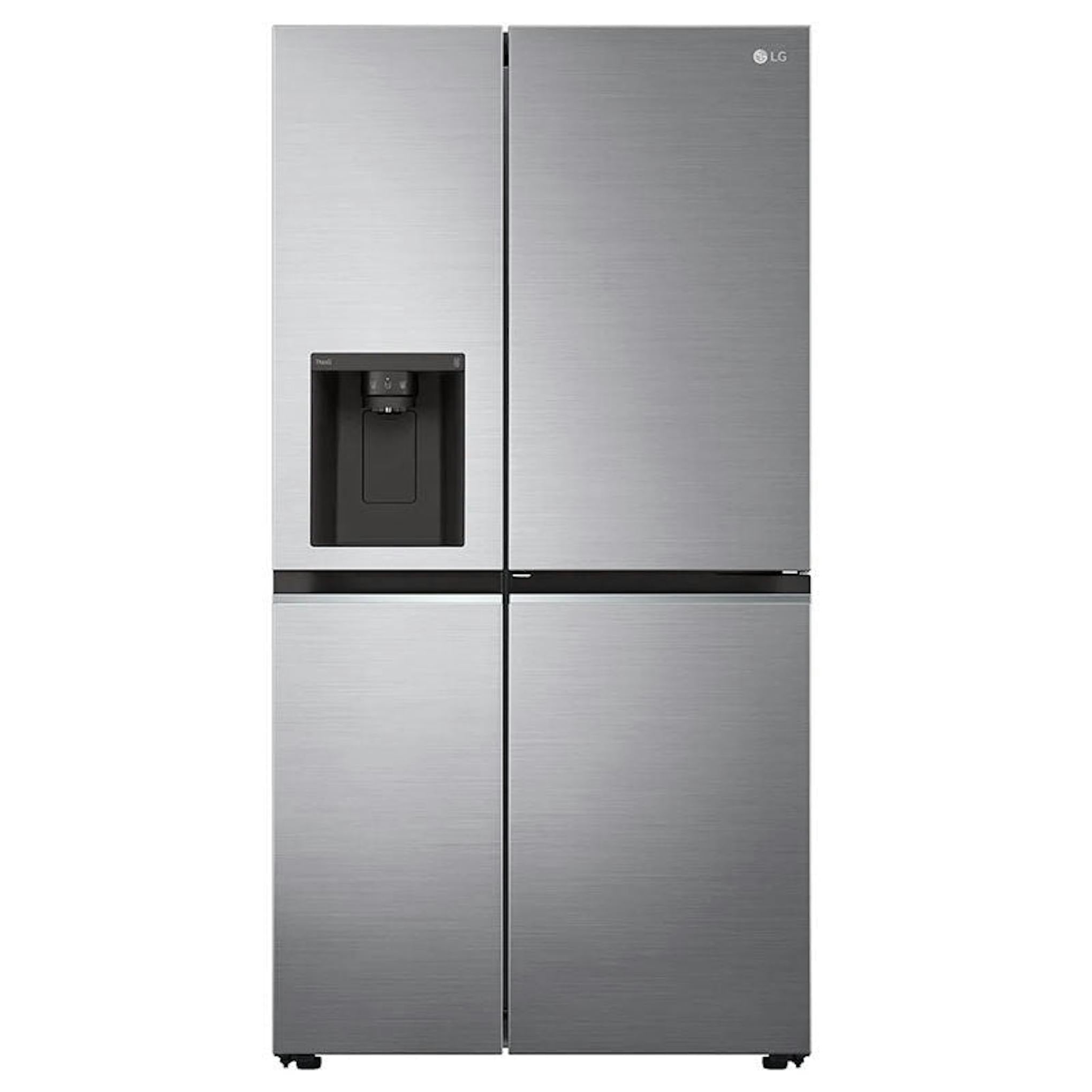 Frigorífico americano LG GSJV70PZTF inox de cuatro puertas con dispensador de agua