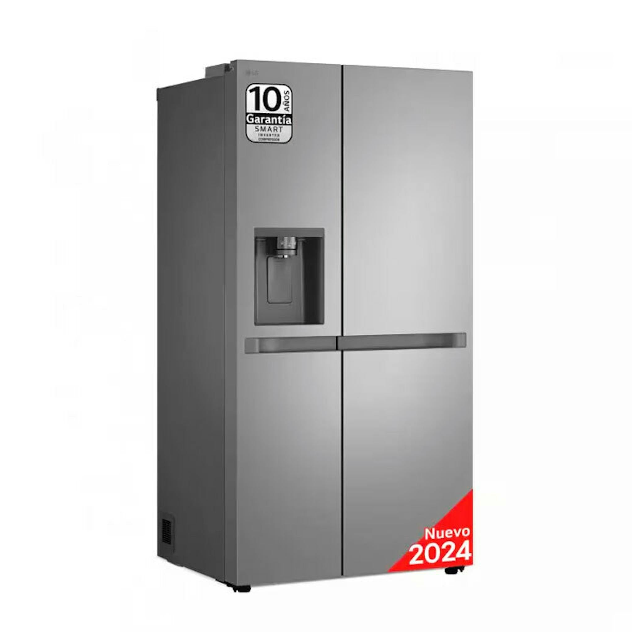 Frigorífico americano LG GSLC40PYPE inox con dispensador de agua