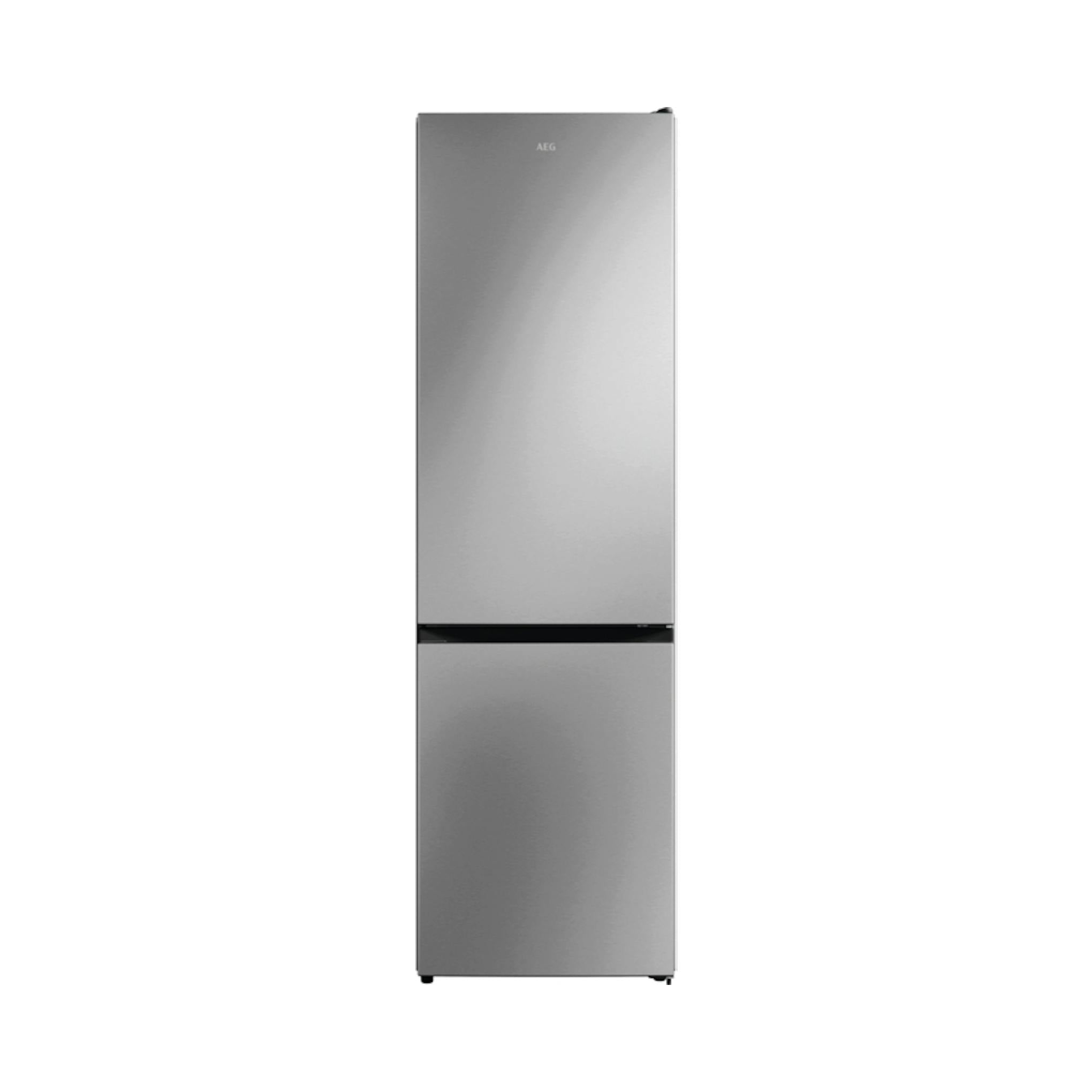 Frigorífico combi AEG ORC6M341CV, acabado inox, vista frontal.