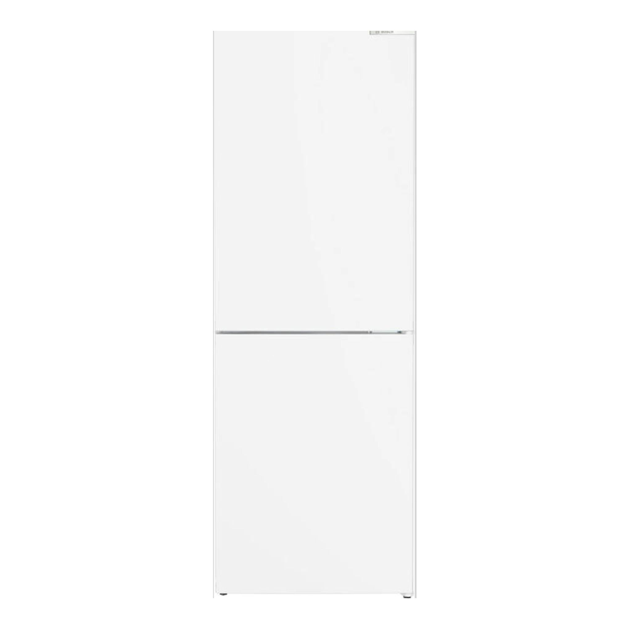 Frigorífico combi Bosch KGN36VWDB blanco, vista frontal.