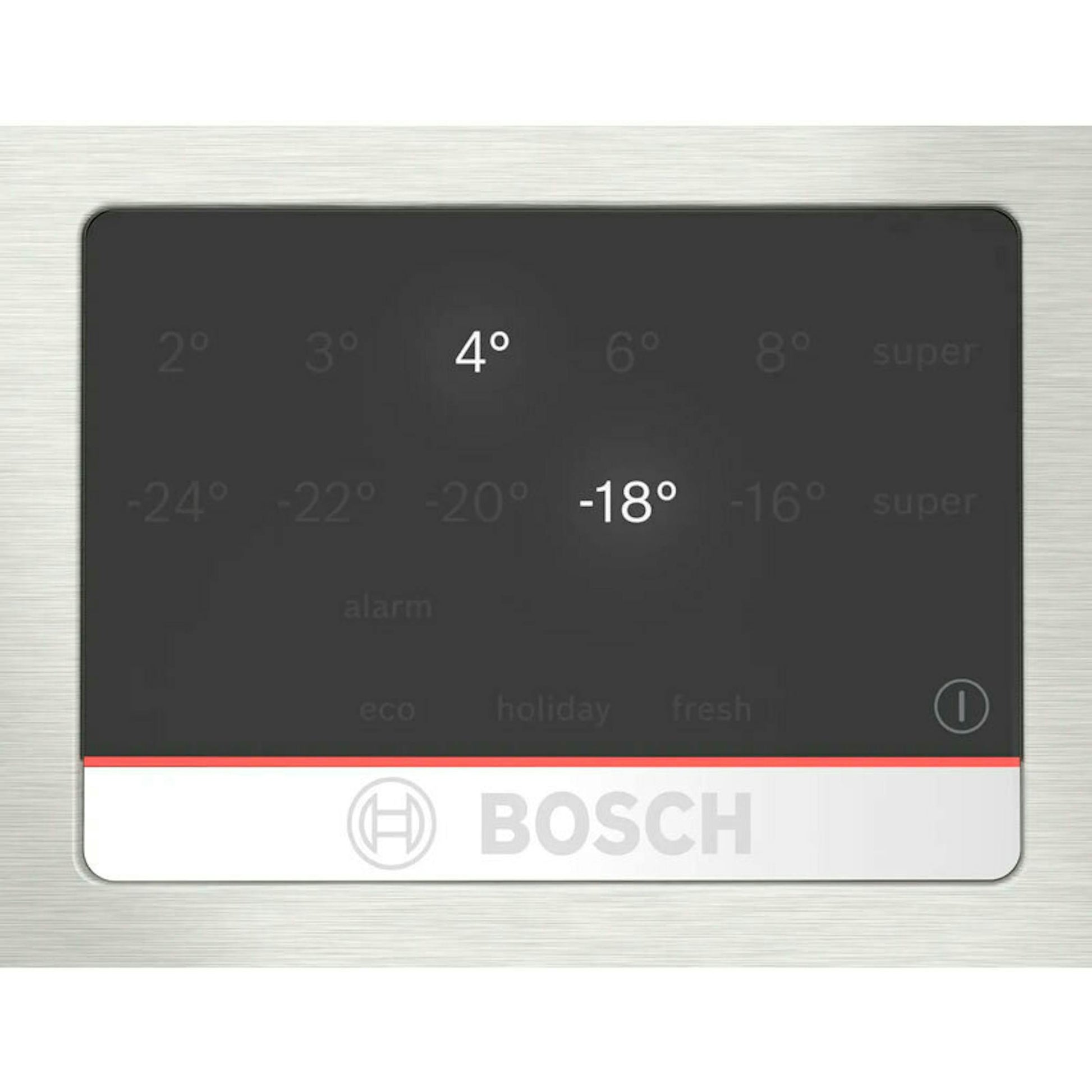 Panel de control del frigorífico combi Bosch KGN394ICF Inox