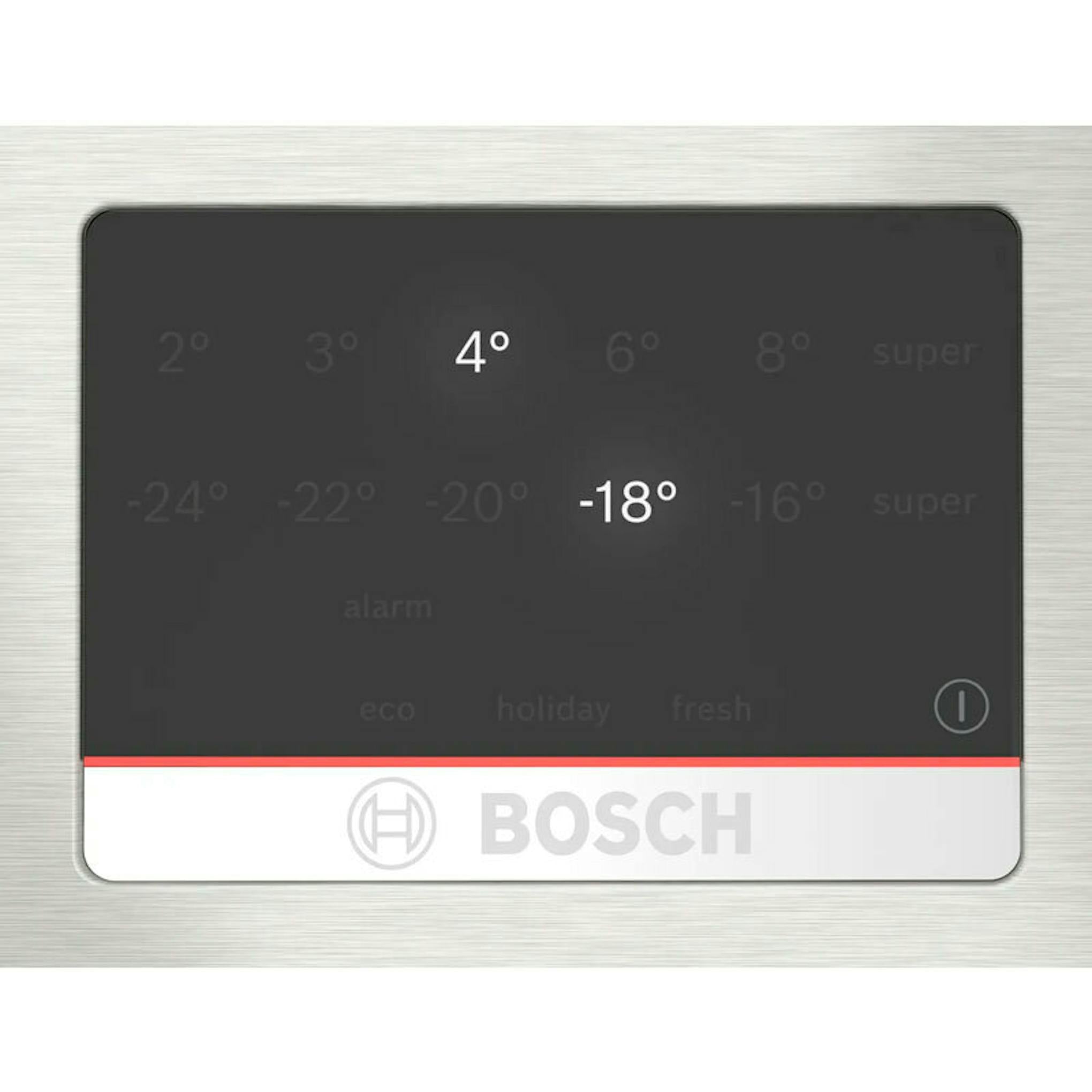 Panel de control del frigorífico combi Bosch KGN394ICF Inox