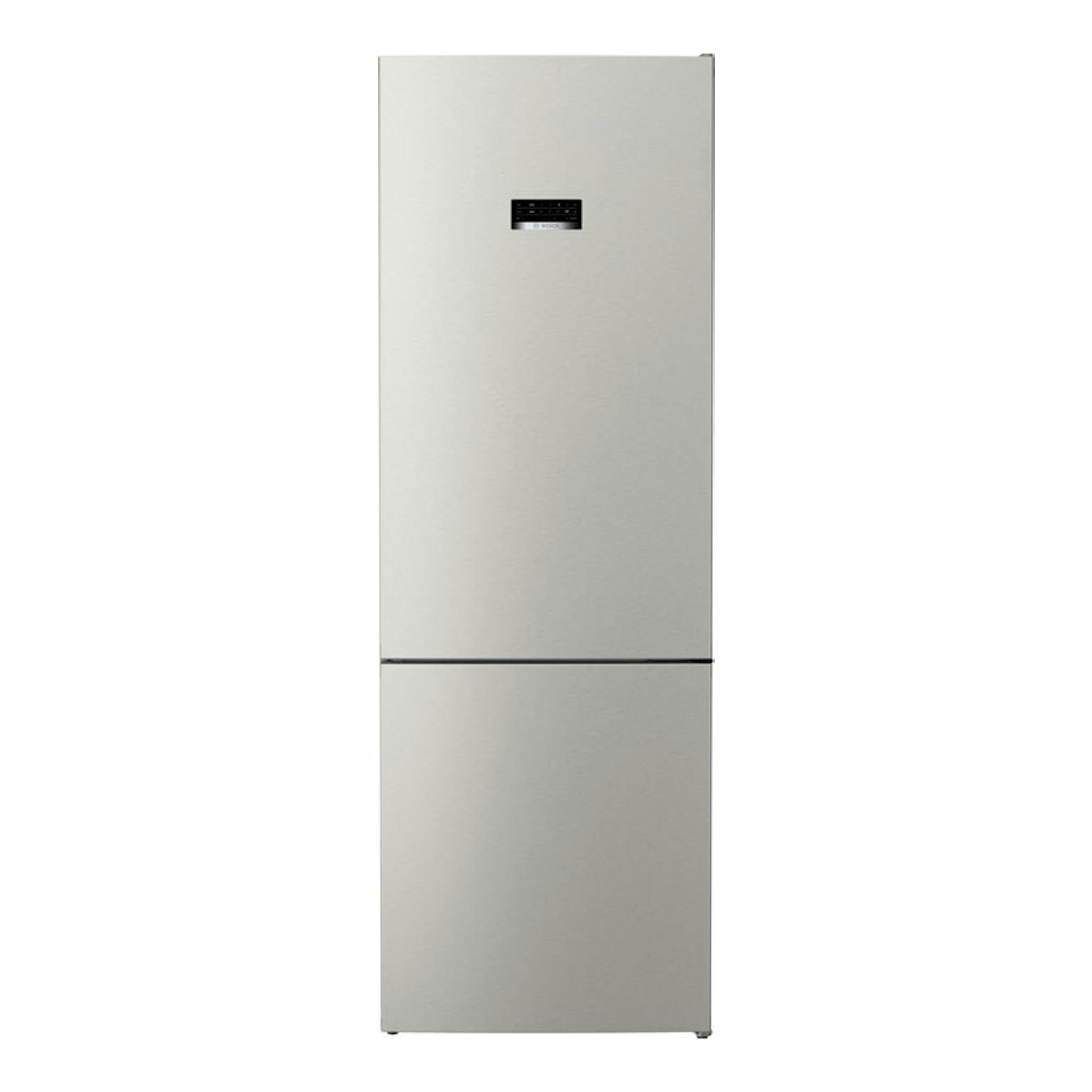 Frigorífico combi Bosch KGN493IDA en inox, vista frontal.
