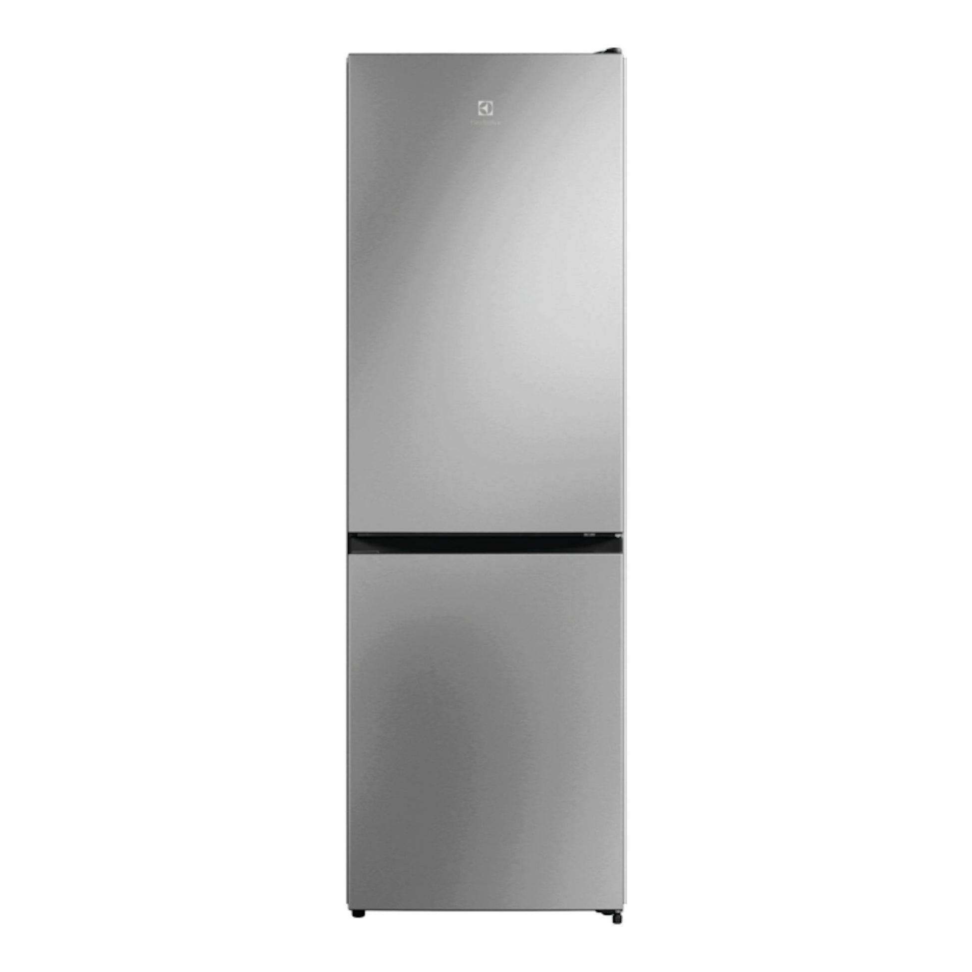 Frigorífico combi Electrolux LNB6MD30U0 inox, vista frontal, con dos puertas.