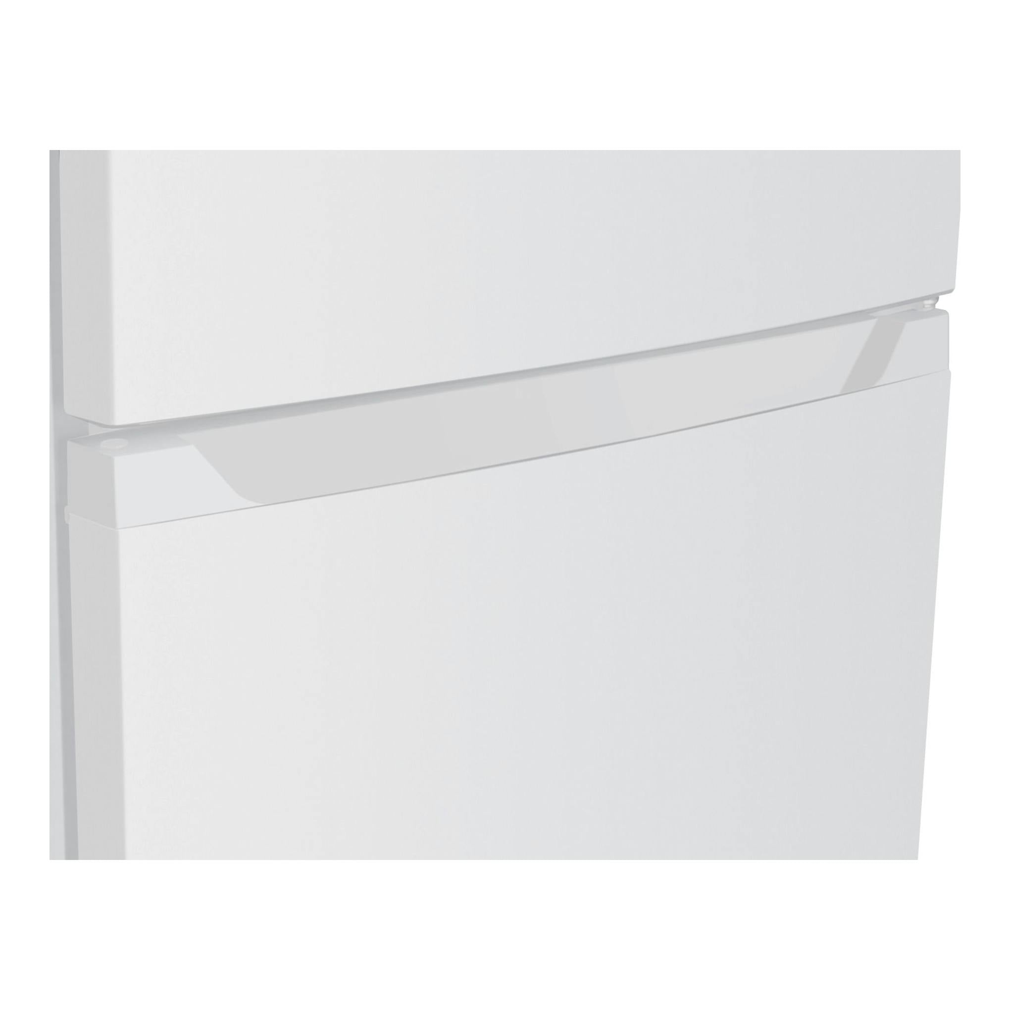 Frigorífico combi blanco Fagor 3FFK-5527, vista frontal en detalle de las puertas.