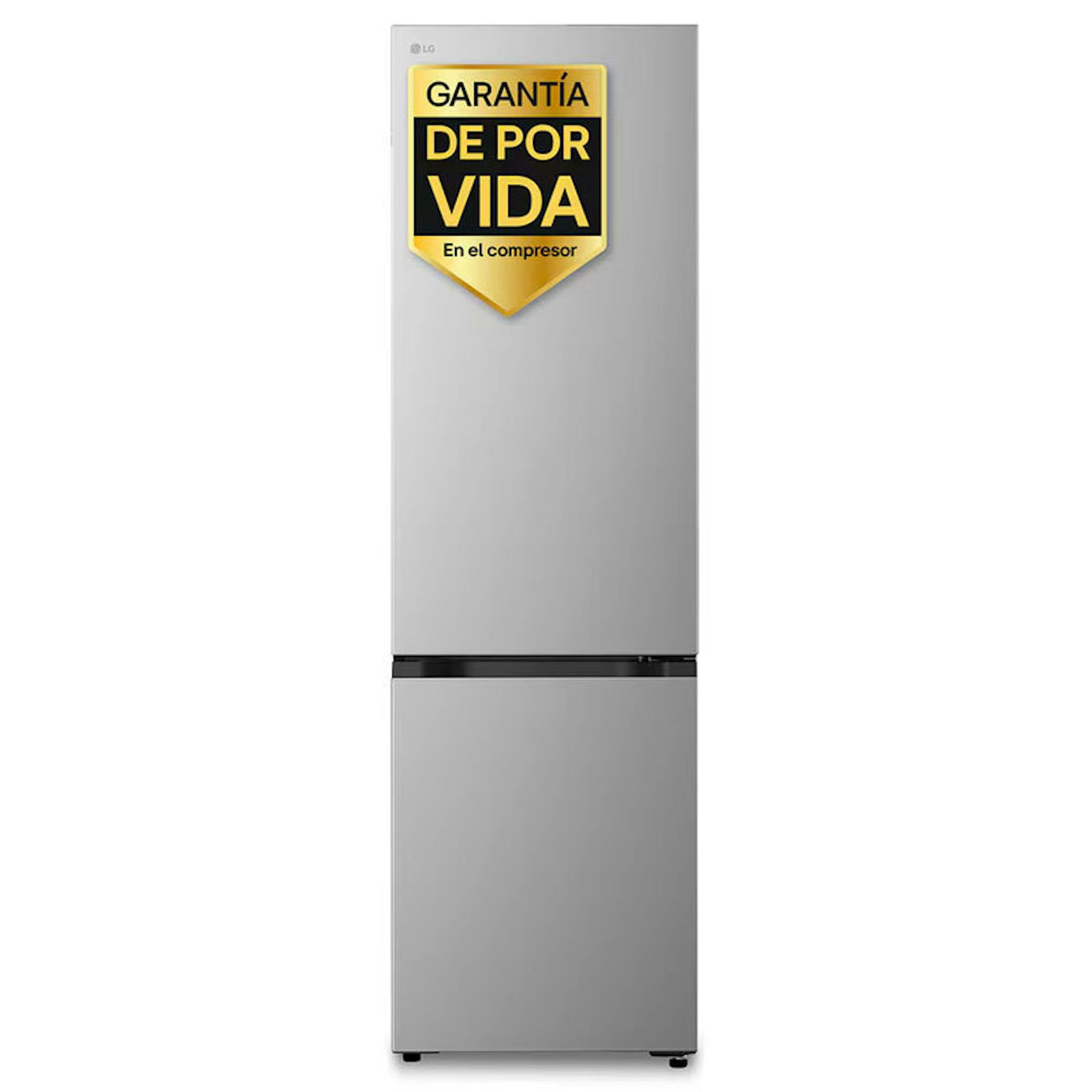 Frigorífico combi LG GBBSJ20DPY inox con adhesivo de garantía de por vida