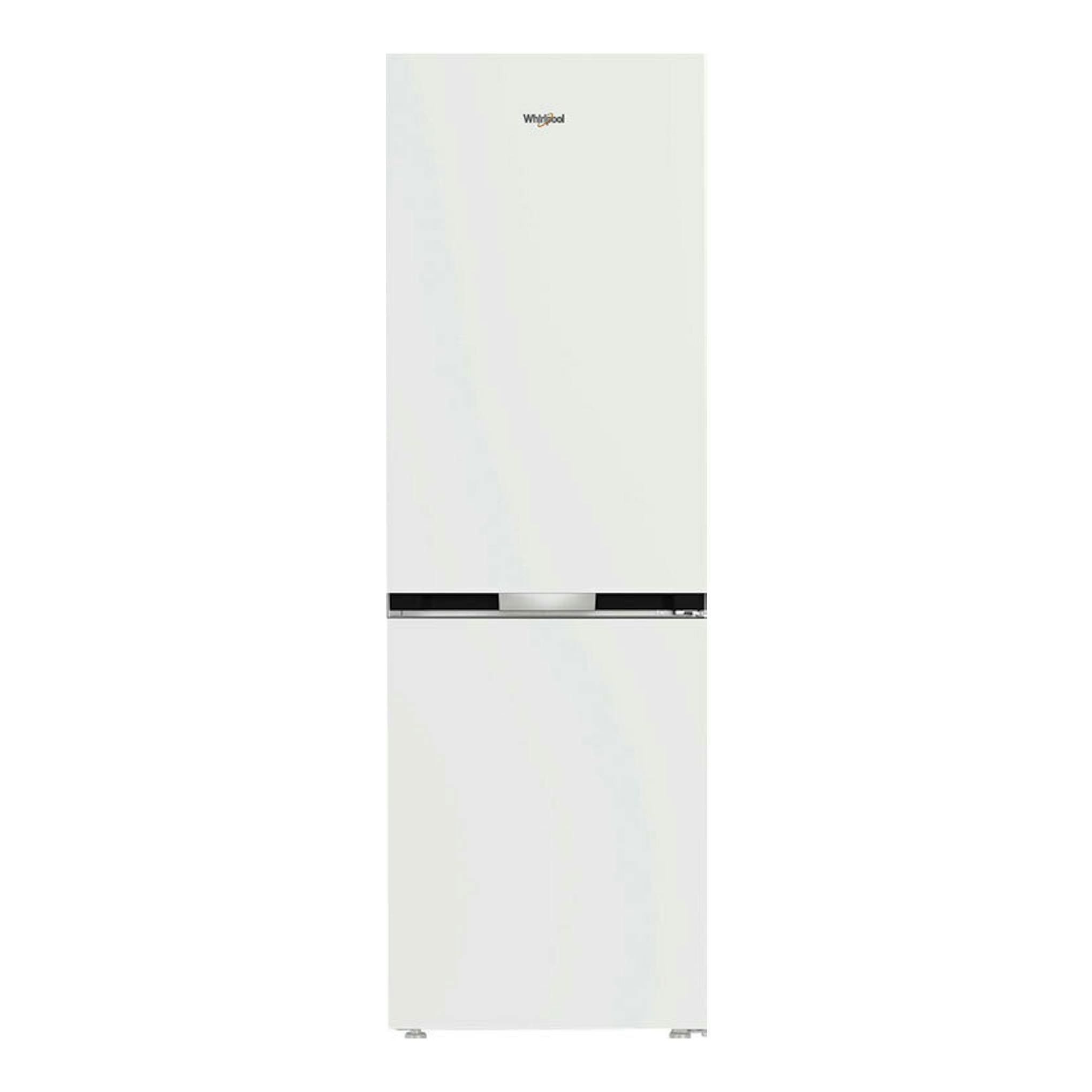 Frigorífico combi Whirlpool WHK25364W5E blanco, vista frontal, con dos puertas.